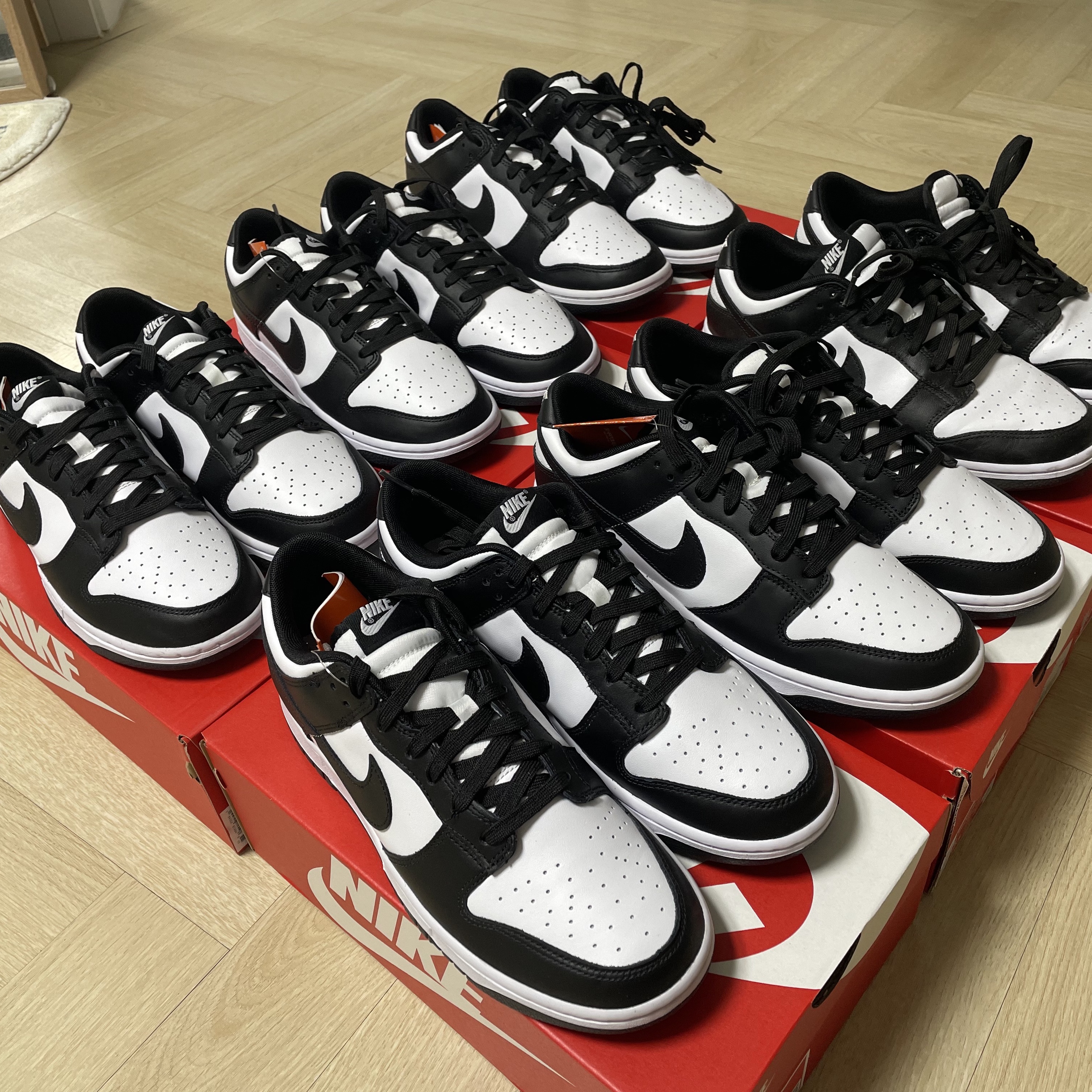 Nike Dunk Low Retro Black 착용 스타일 - 1
