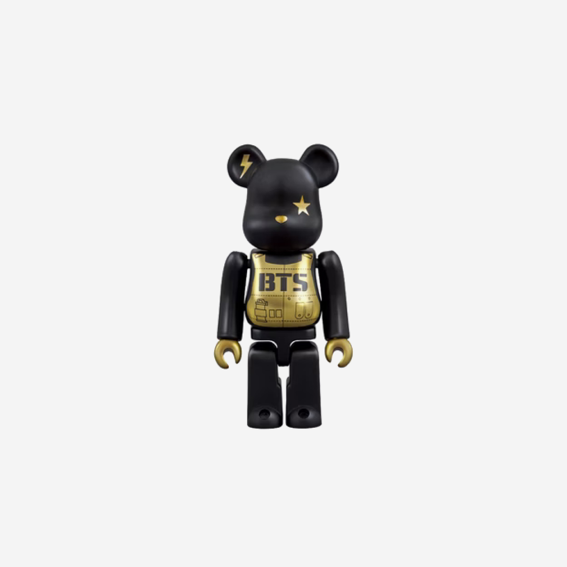 베어브릭 x 방탄소년단 100% 블랙 골드 | Bearbrick | KREAM