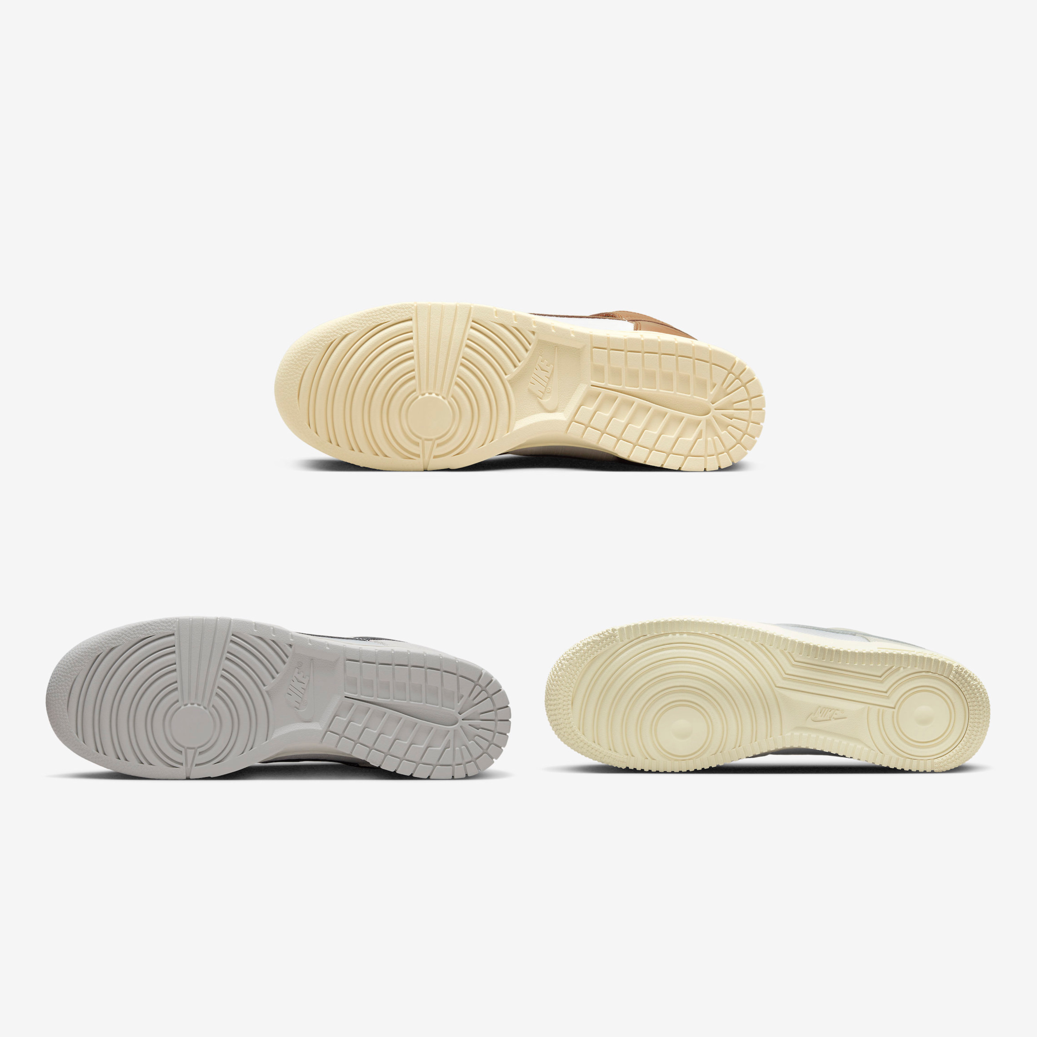 Nike Dunk High PRM Pecan and Sail, Nike Dunk Low SE Photon Dust and Summit White 착용 스타일 - 5
