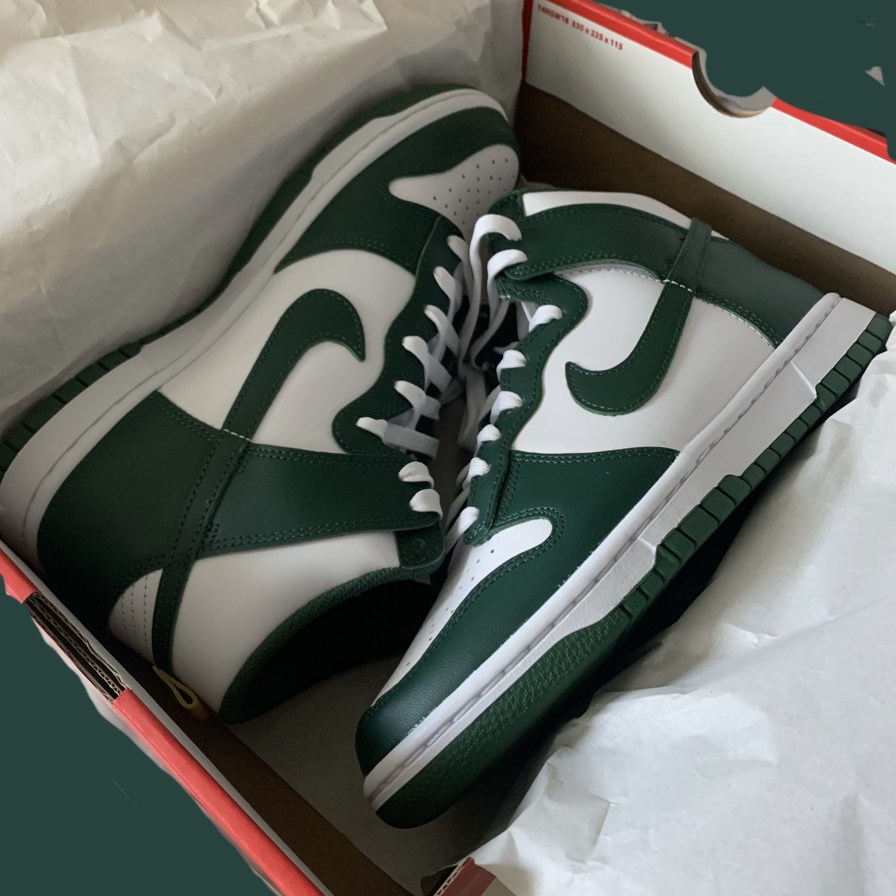 Nike Dunk High Retro Noble Green 착용 스타일