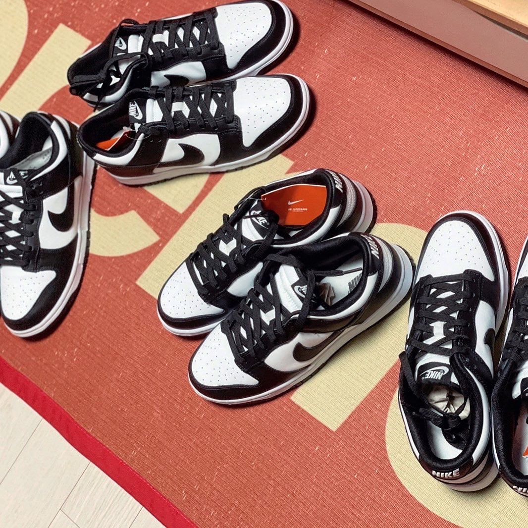 Nike Dunk Low Retro Black 착용 스타일 - 1