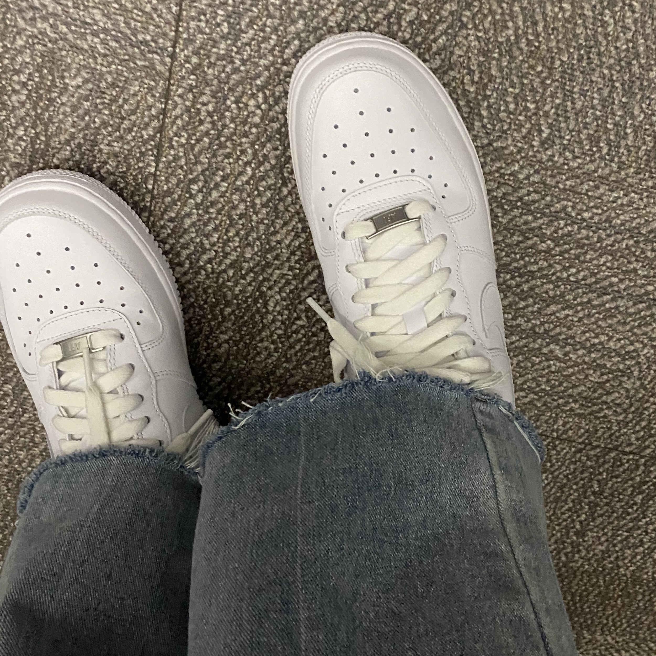 (W) Nike Air Force 1 '07 Low White 착용 스타일