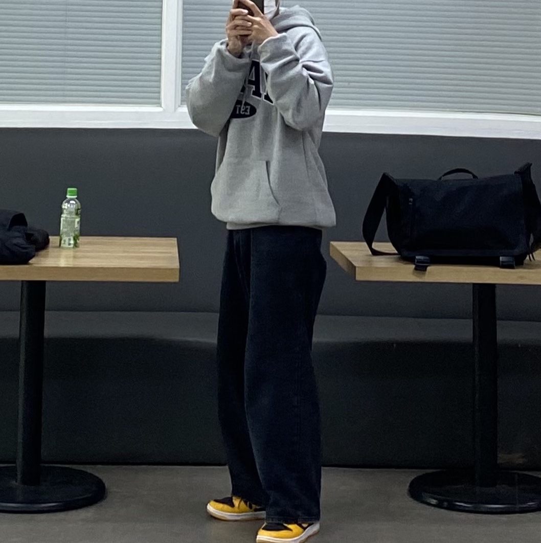 Nike Dunk Low Retro Championship Goldenrod 착용 스타일