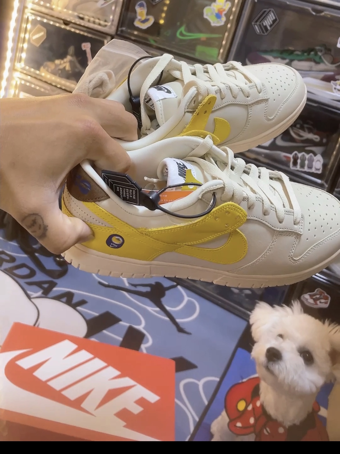 (W) Nike Dunk Low LX Banana 착용 스타일