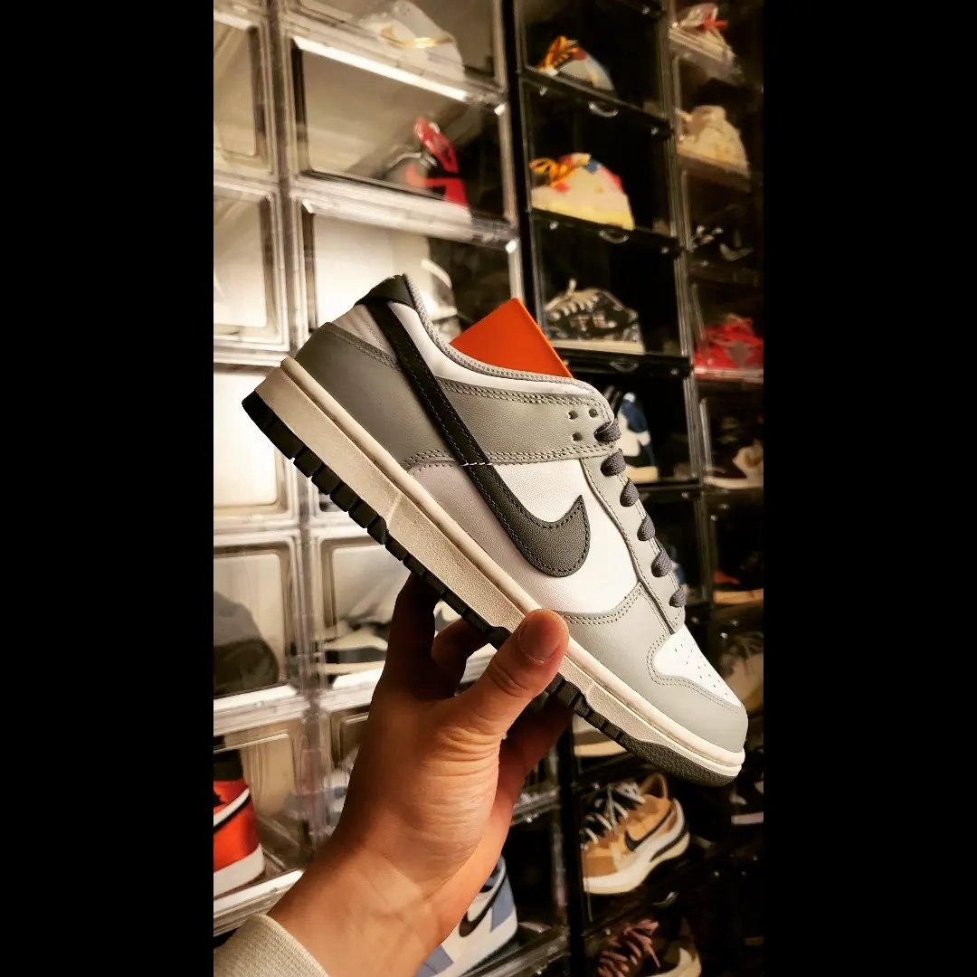 (W) Nike Dunk Low Light Smoke Grey 착용 스타일 - 3