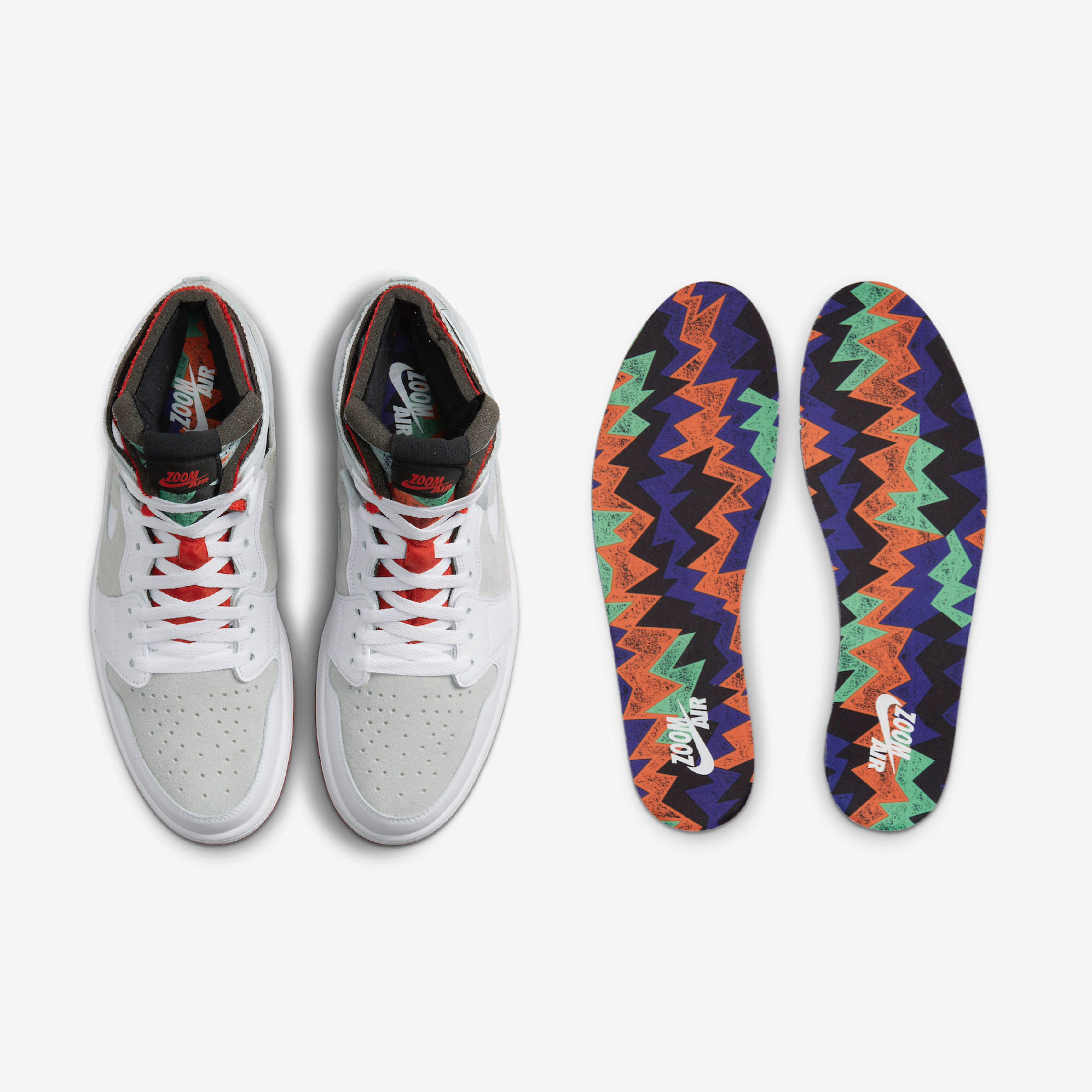 Jordan 1 Zoom Air CMFT White True Red 착용 스타일 - 4