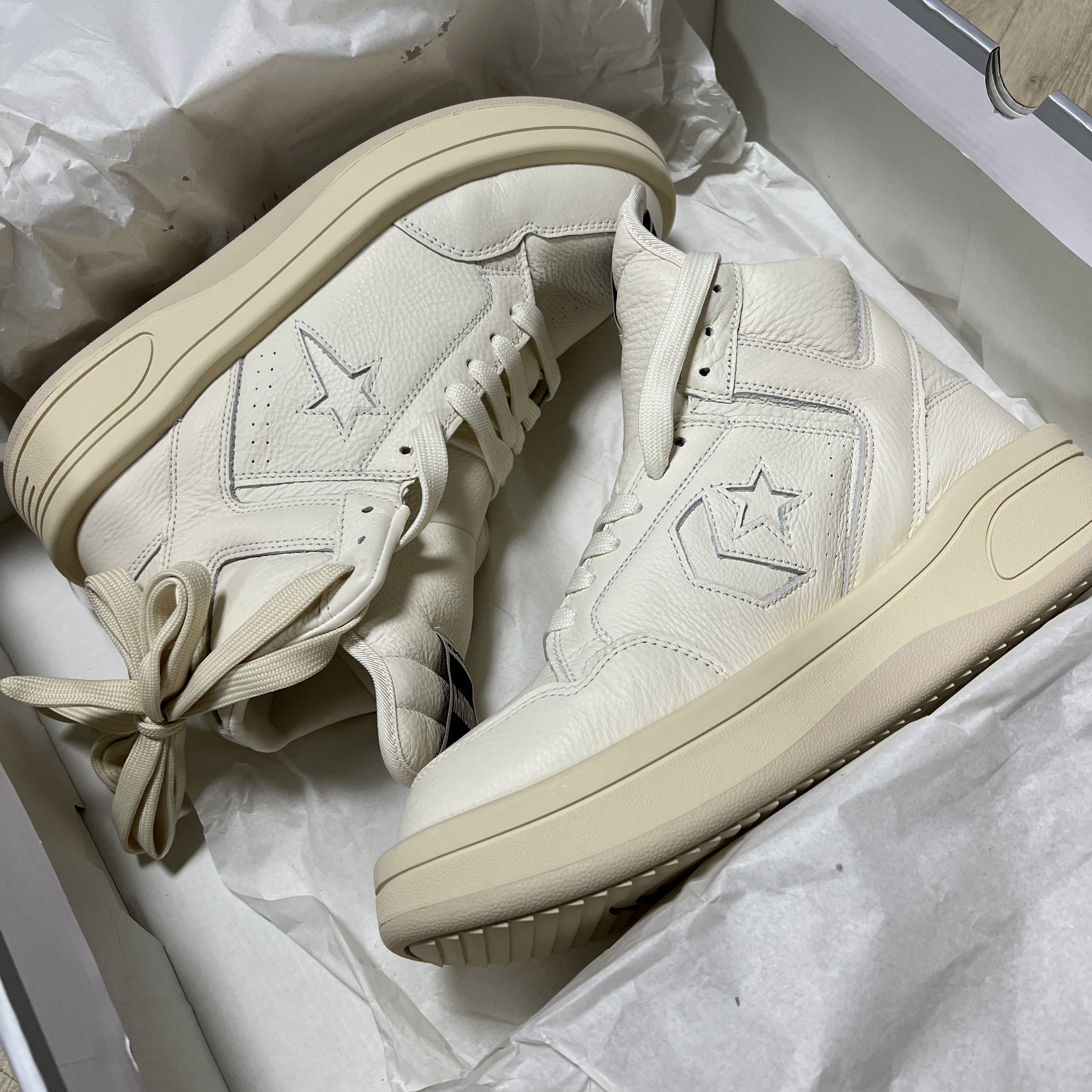 Converse x Drkshdw Turbowpn Egret 착용 스타일