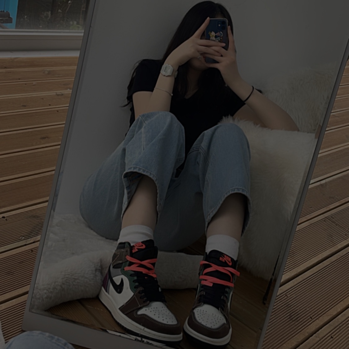 Jordan 1 Retro High OG Craft 착용 스타일 - 1