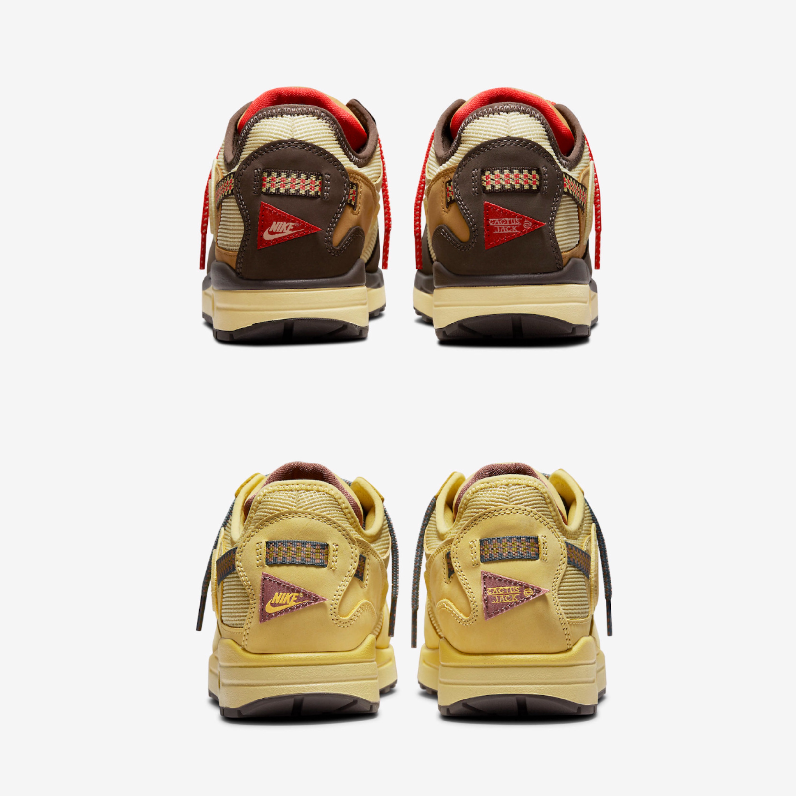 Nike x Travis Scott Air Max 1 Cact.us Gold, Nike x Travis Scott Air Max 1 Cact.us Brown 착용 스타일 - 5