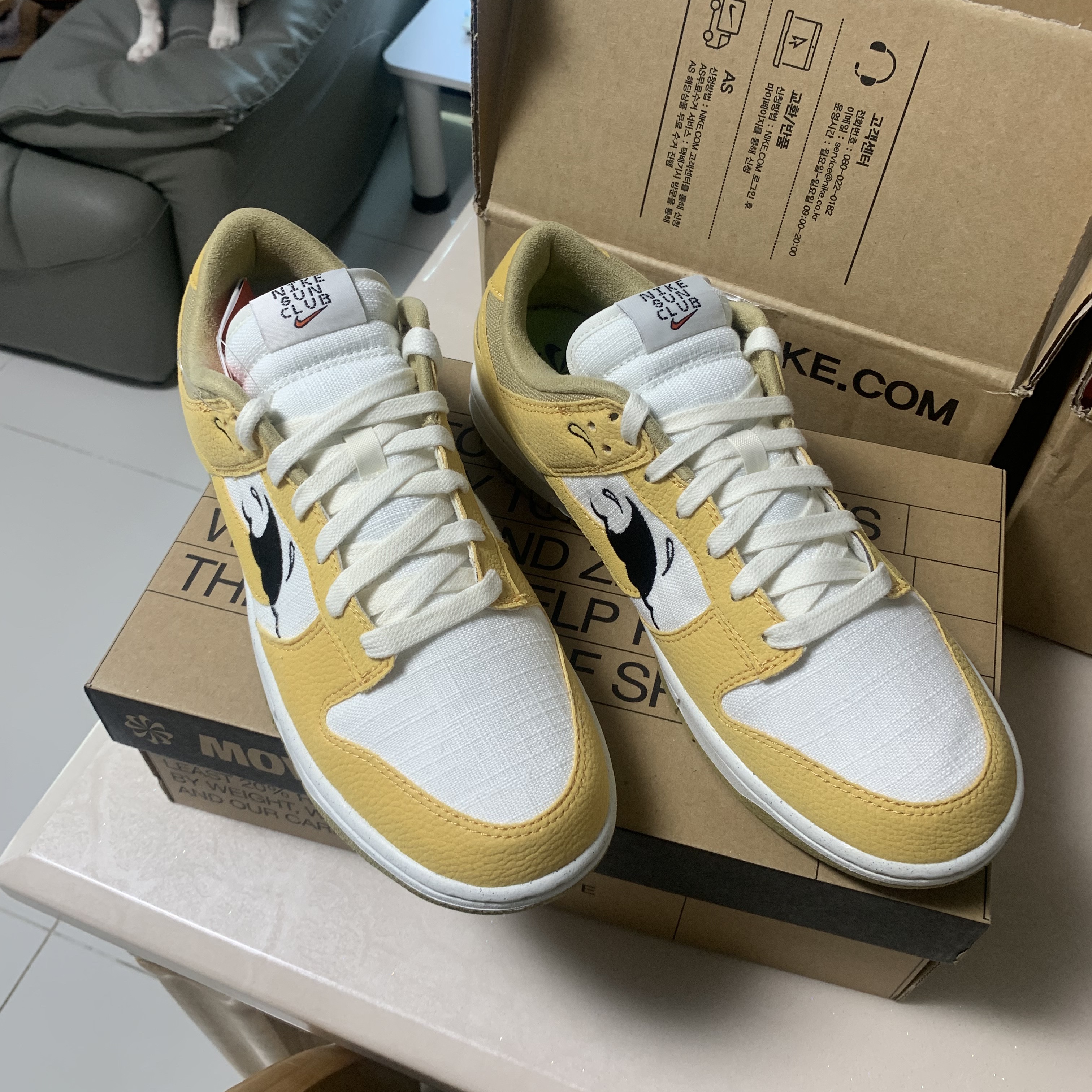 Nike Dunk Low Retro SE Next Nature Nike Sun Club 착용 스타일 - 4