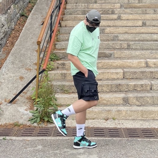Nike x Diamond Supply Co. SB Dunk High Tiffany, Nike ACG Cargo Shorts Black - Asia 착용 스타일 - 4