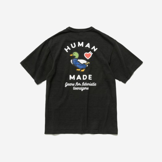 휴먼 메이드 #3 포켓 티셔츠 블랙