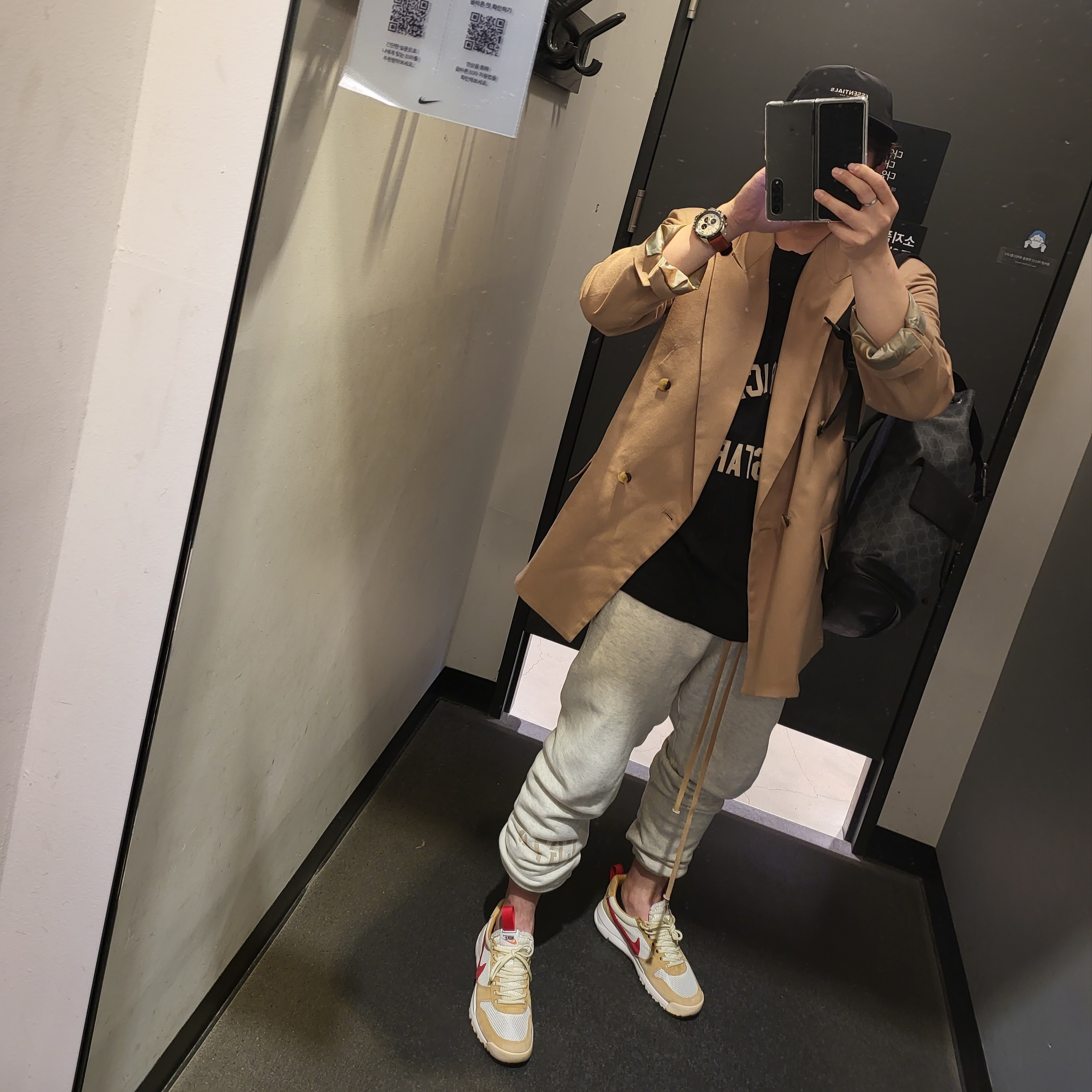 Nike x Tom Sachs Mars Yard Shoe 2.0 Space Camp 착용 스타일