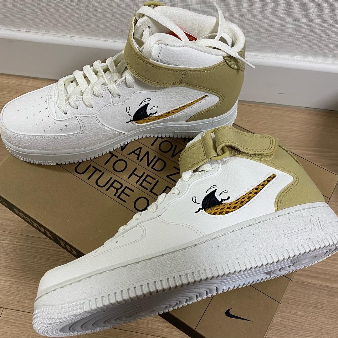 Nike Air Force 1 Mid '07 LV8 Next Nature Sun Club 착용 스타일 - 1