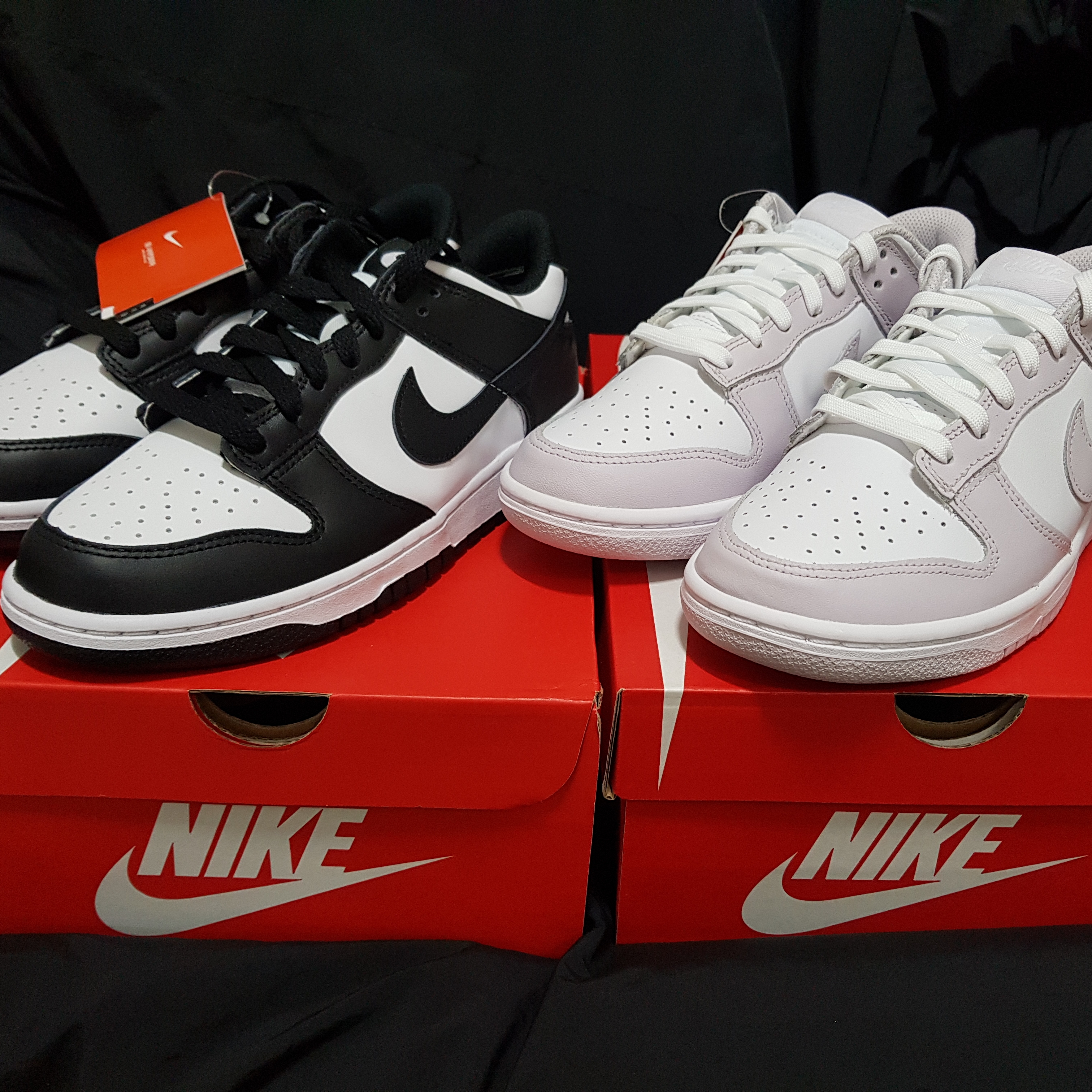 (GS) Nike Dunk Low Black, (W) Nike Dunk Low Venice 착용 스타일