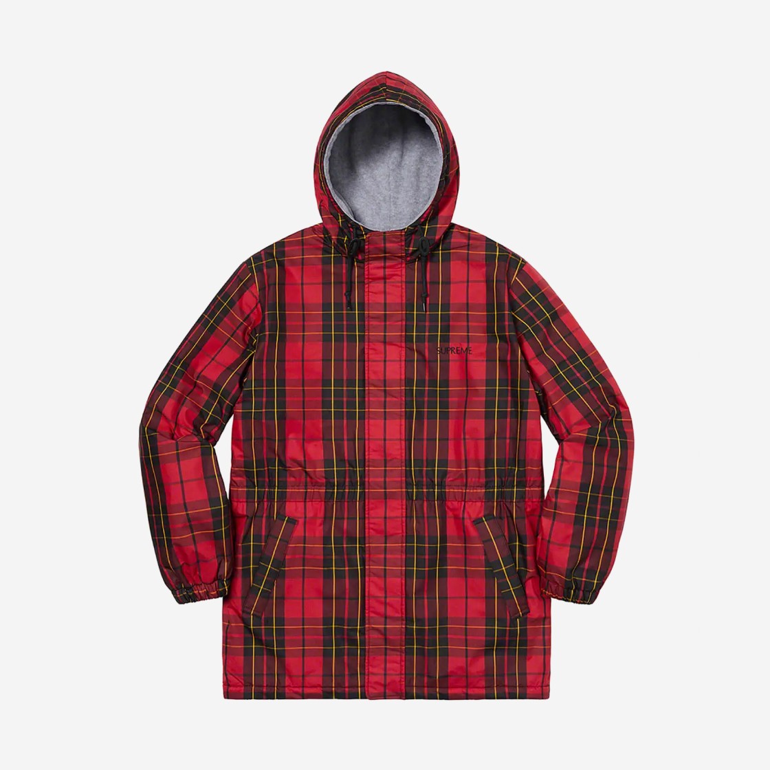 Supreme Polartec Lined Sideline Parka Tartan - 21SS 상세 이미지 2