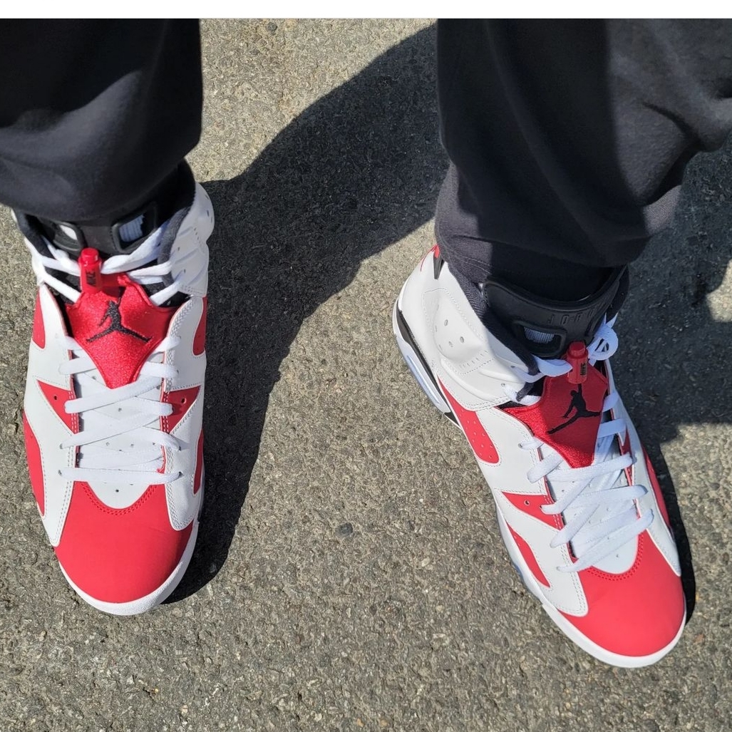 Jordan 6 Retro Carmine 2021 착용 스타일