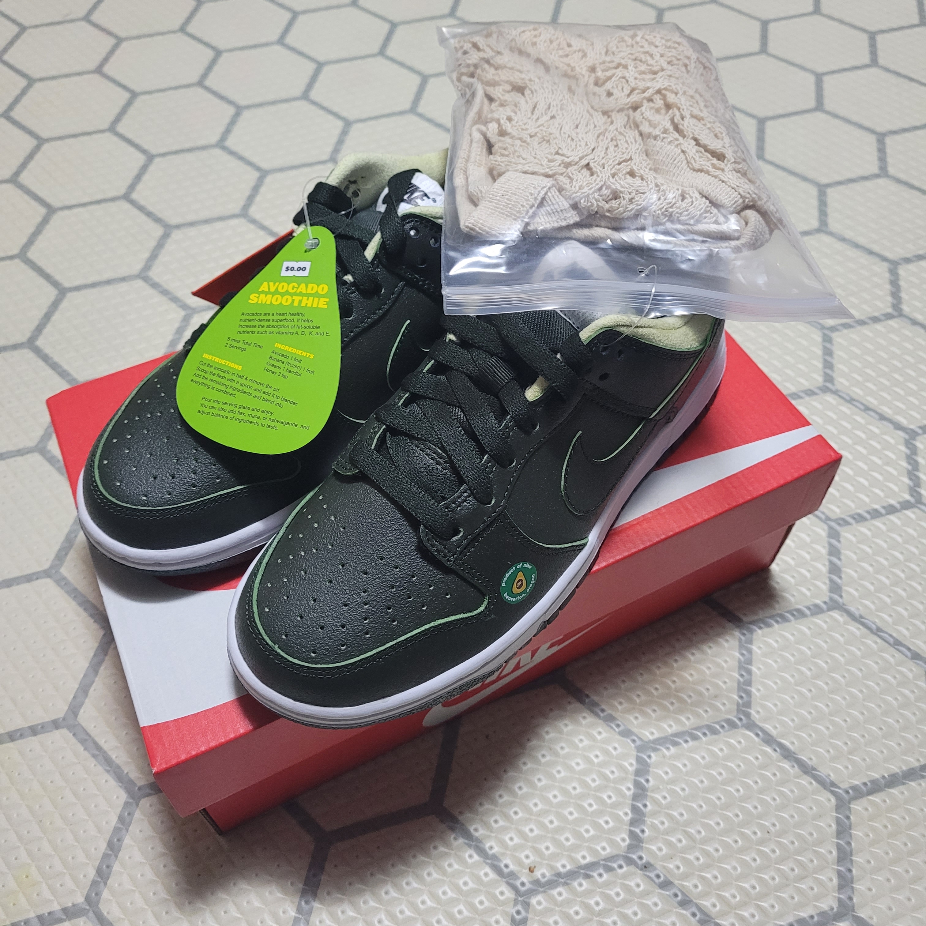 (W) Nike Dunk Low LX Avocado 착용 스타일