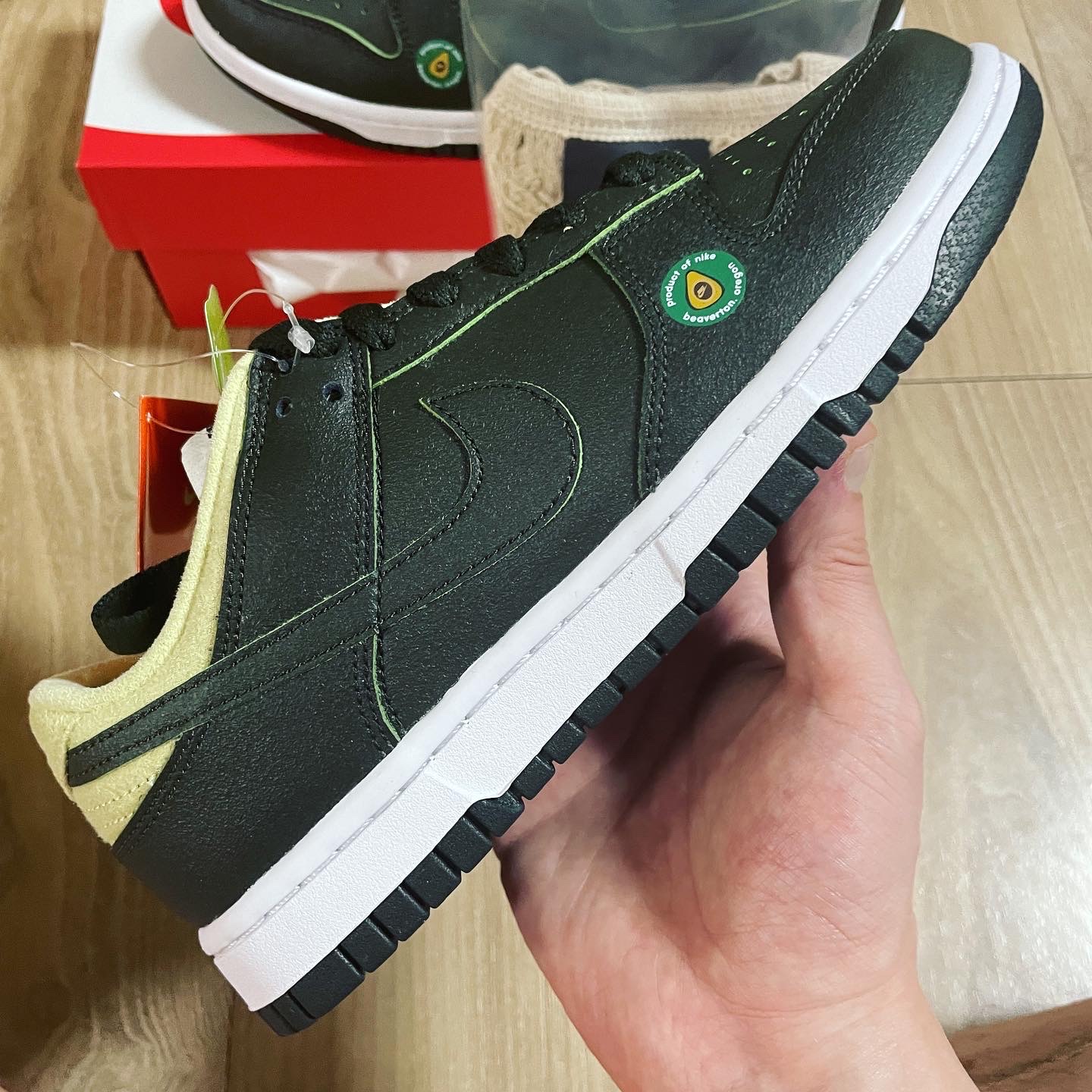(W) Nike Dunk Low LX Avocado 착용 스타일 - 2