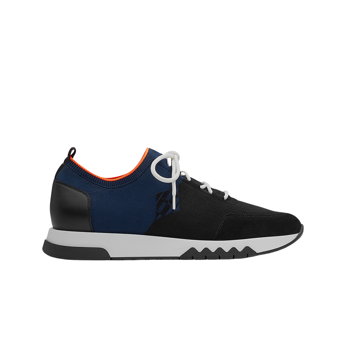H221902ZH10 Hermes Exploit Sneakers Knit & Noir Marine