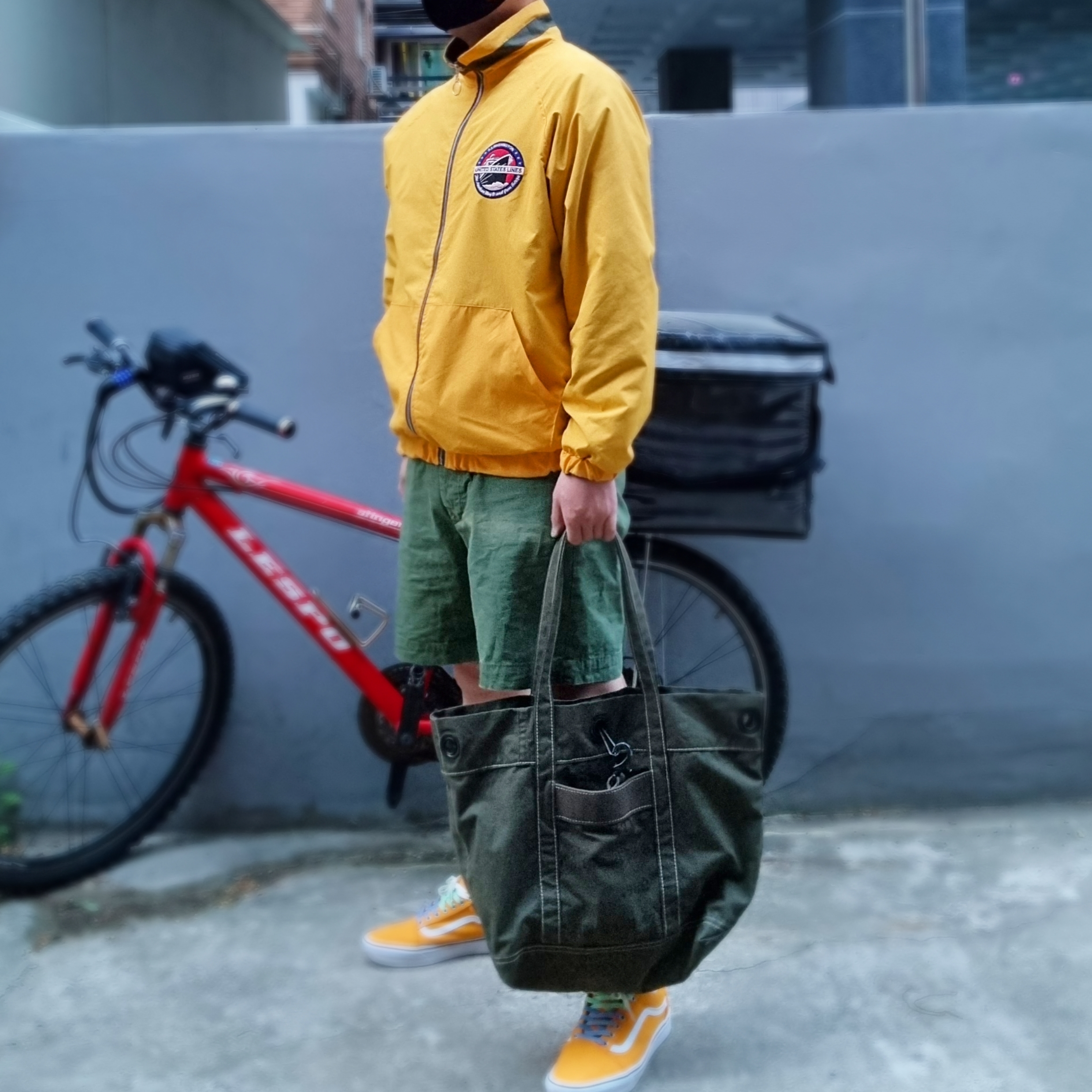 Vans Old Skool Yellow 착용 스타일