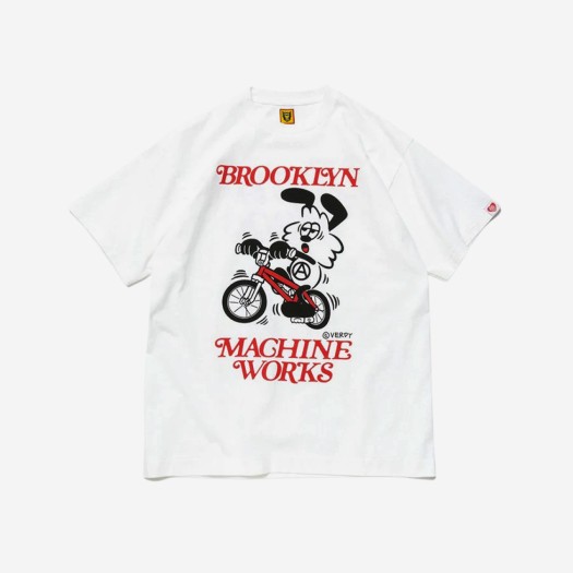 Human Made x Brooklyn Machine Works x Verdy Girls Don't Cry T-Shirt White