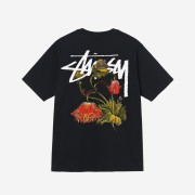Stussy Withered Flower T-Shirt Black