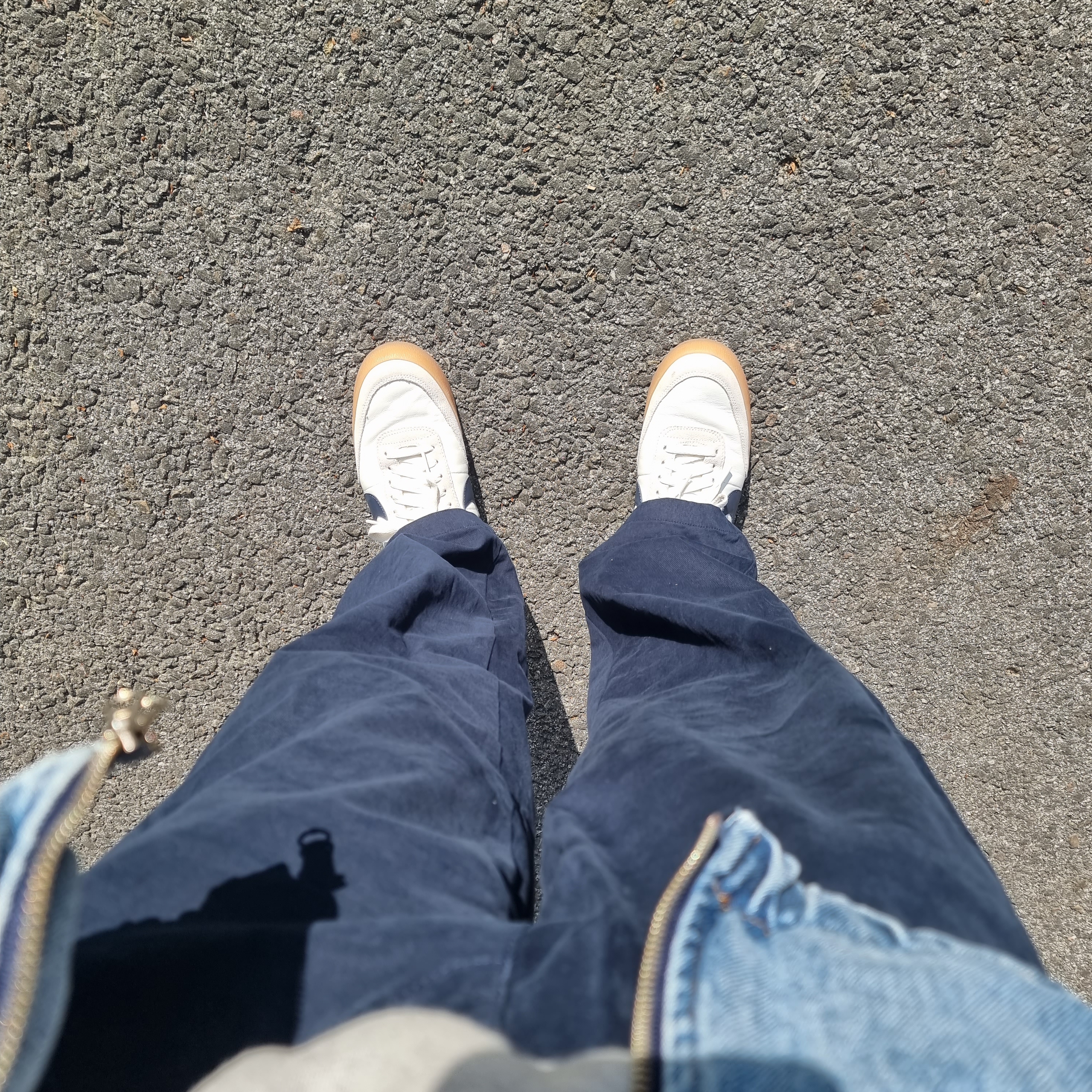 Nike x J.Crew Killshot 2 Sail Midnight Navy 착용 스타일