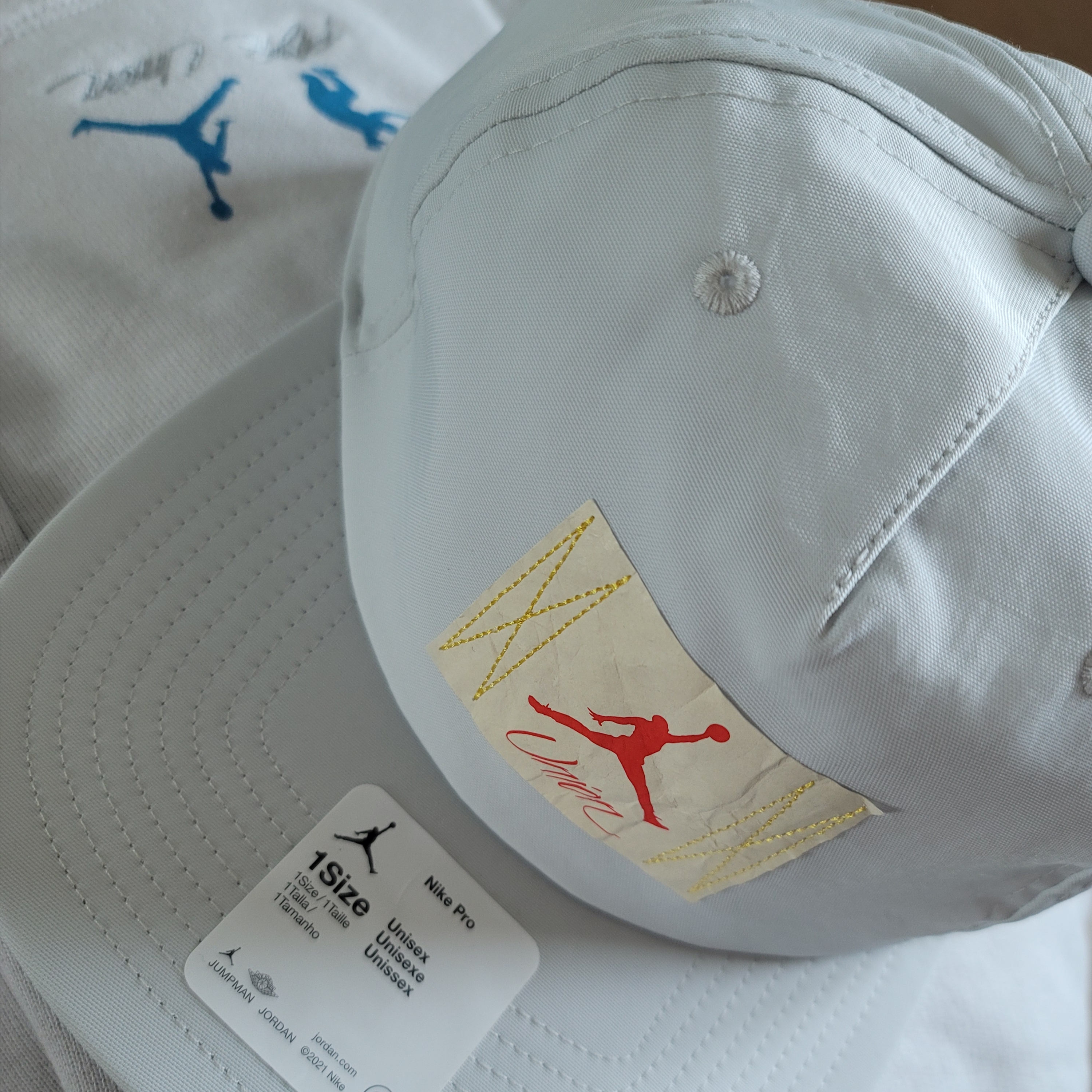 Jordan x Union Fleece Shorts Photon Dust - Asia, Jordan x Union Cap Photon Dust 착용 스타일