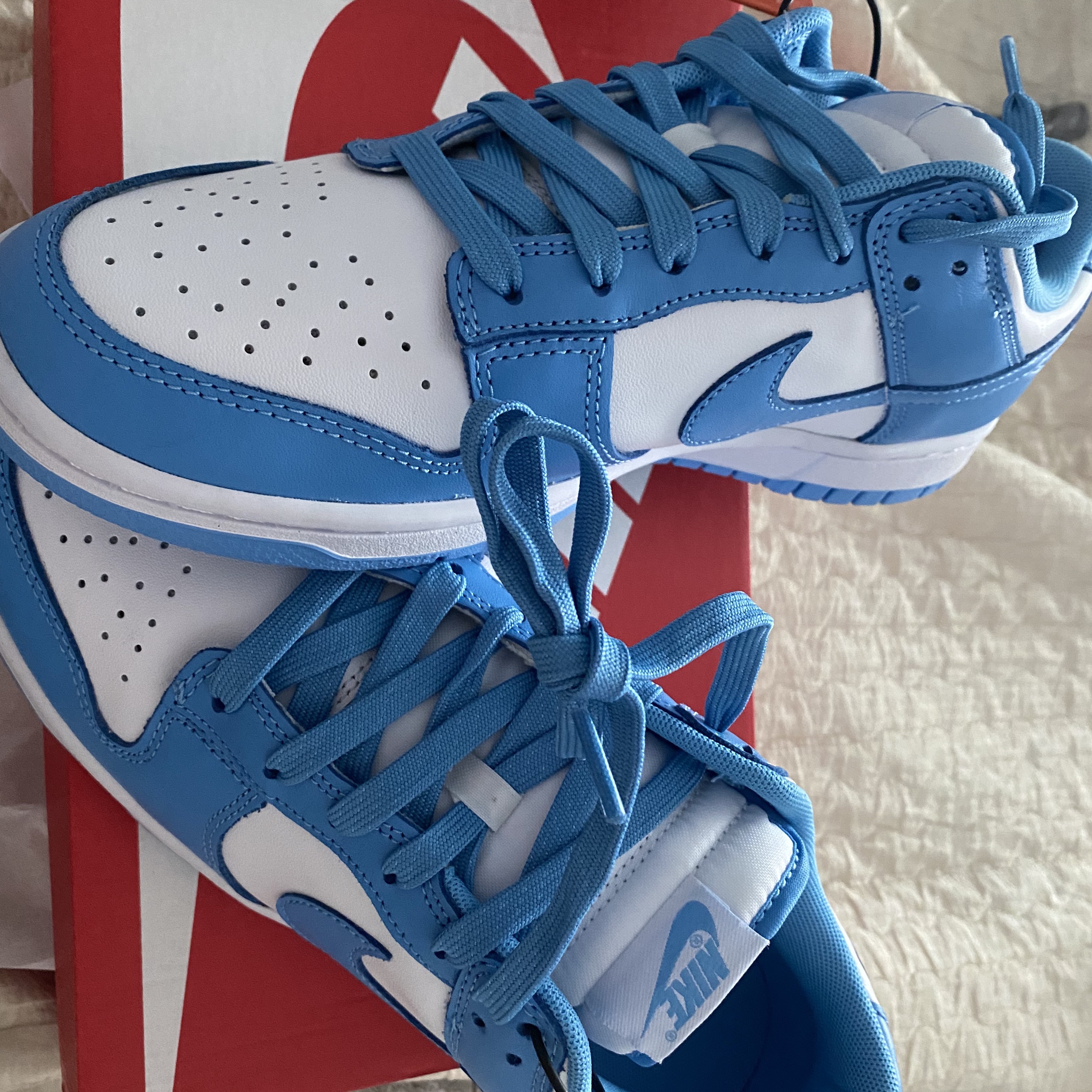 Nike Dunk Low Retro University Blue 착용 스타일