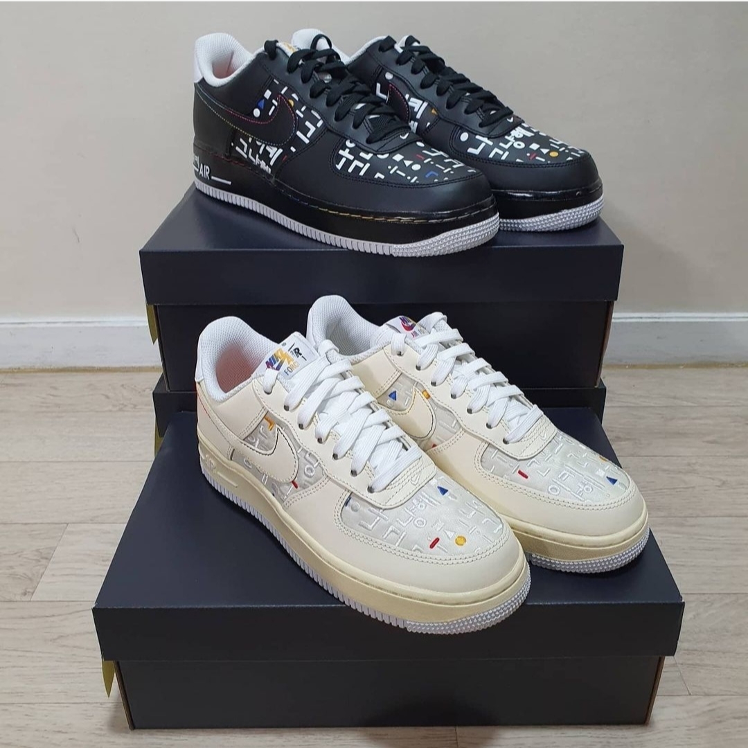 Nike Air Force 1 '07 LV8 Hangul Day, (W) Nike Air Force 1 '07 LV8 Hangul Day 착용 스타일