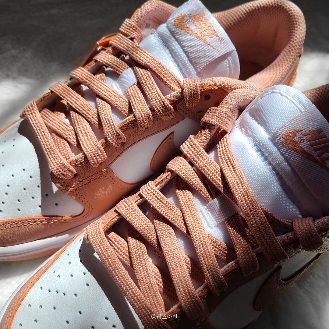 (W) Nike Dunk Low Rose Whisper 착용 스타일 - 4