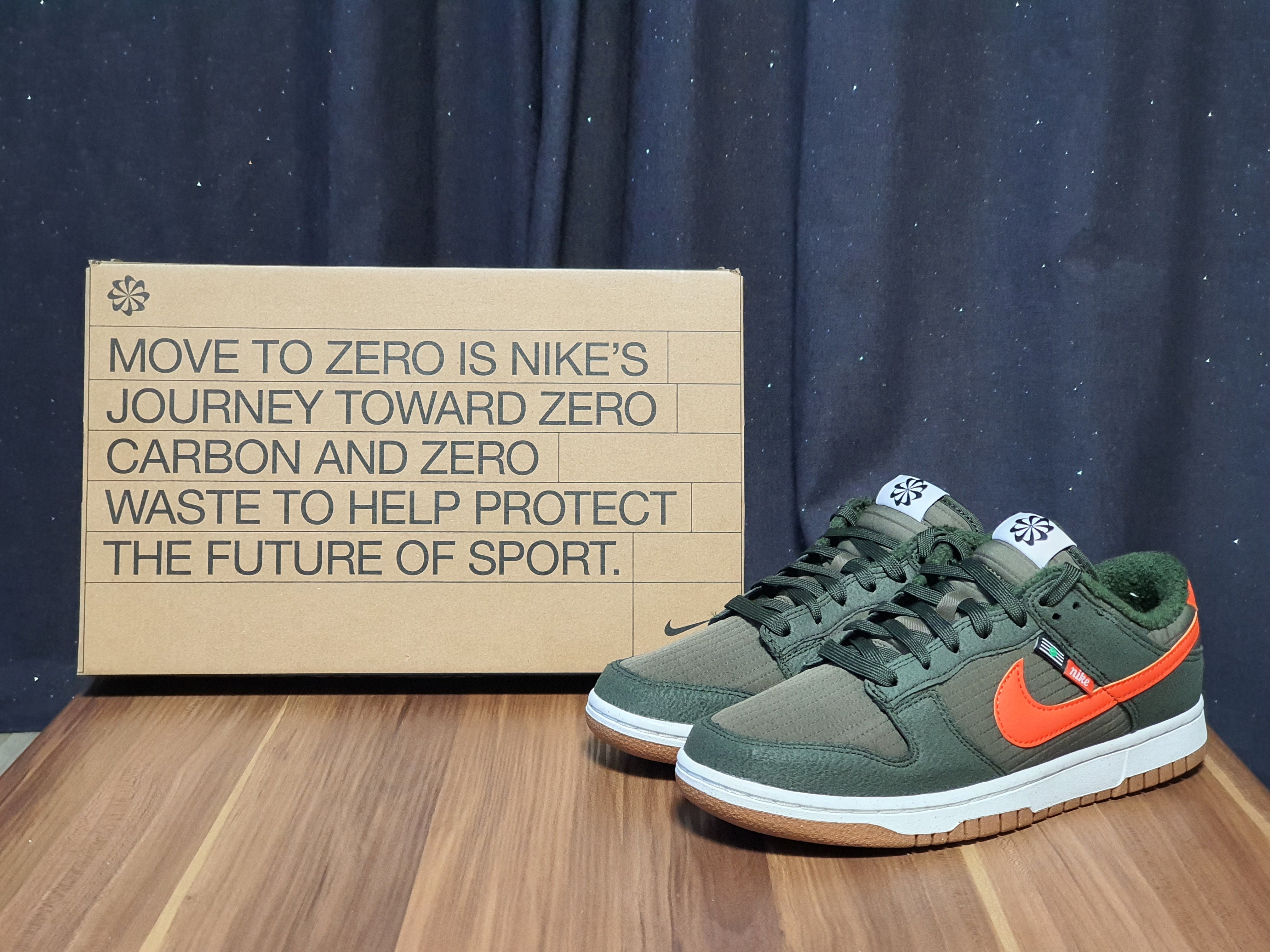 Nike Dunk Low Retro Next Nature Sequoia Olive 착용 스타일 - 2