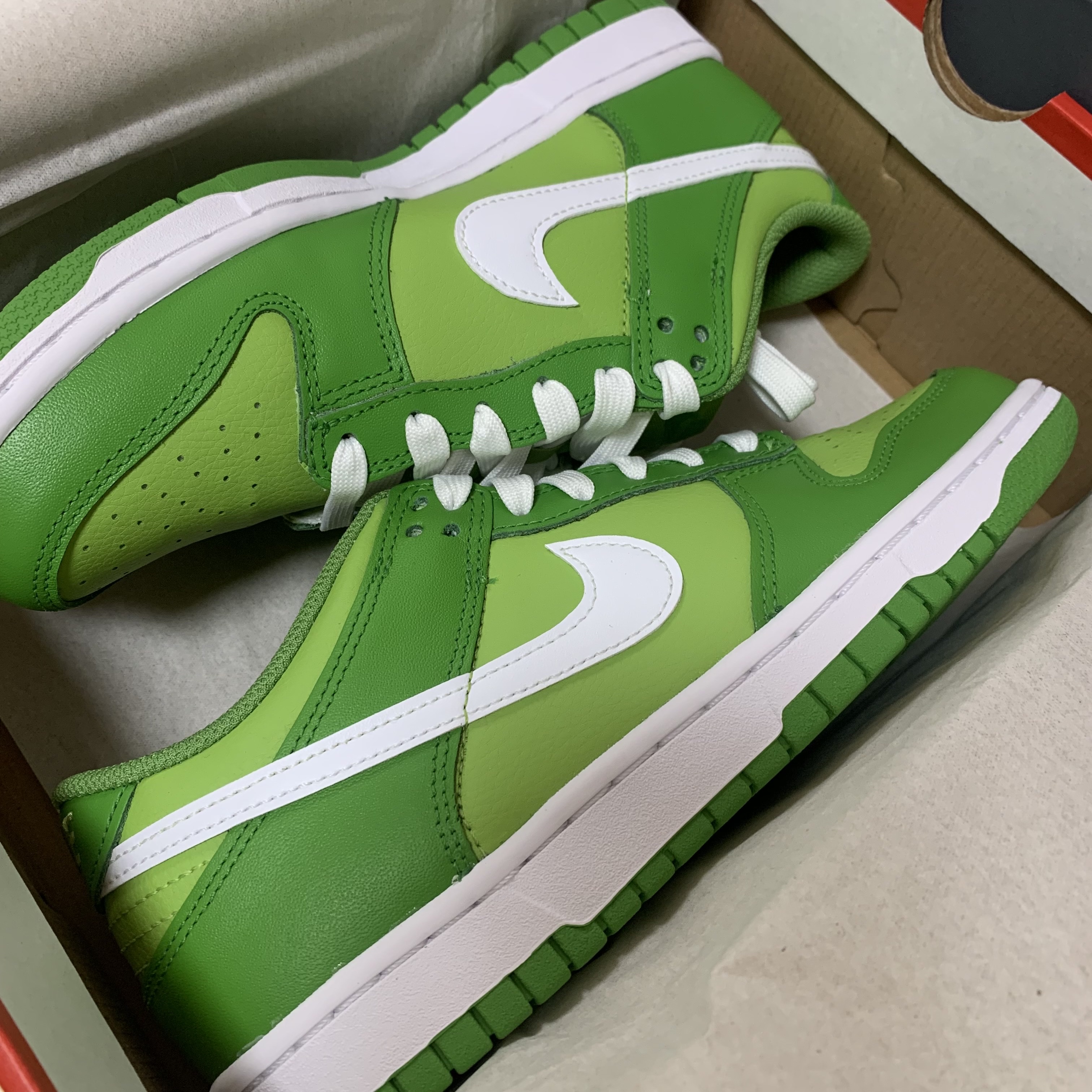(GS) Nike Dunk Low Vivid Green 착용 스타일