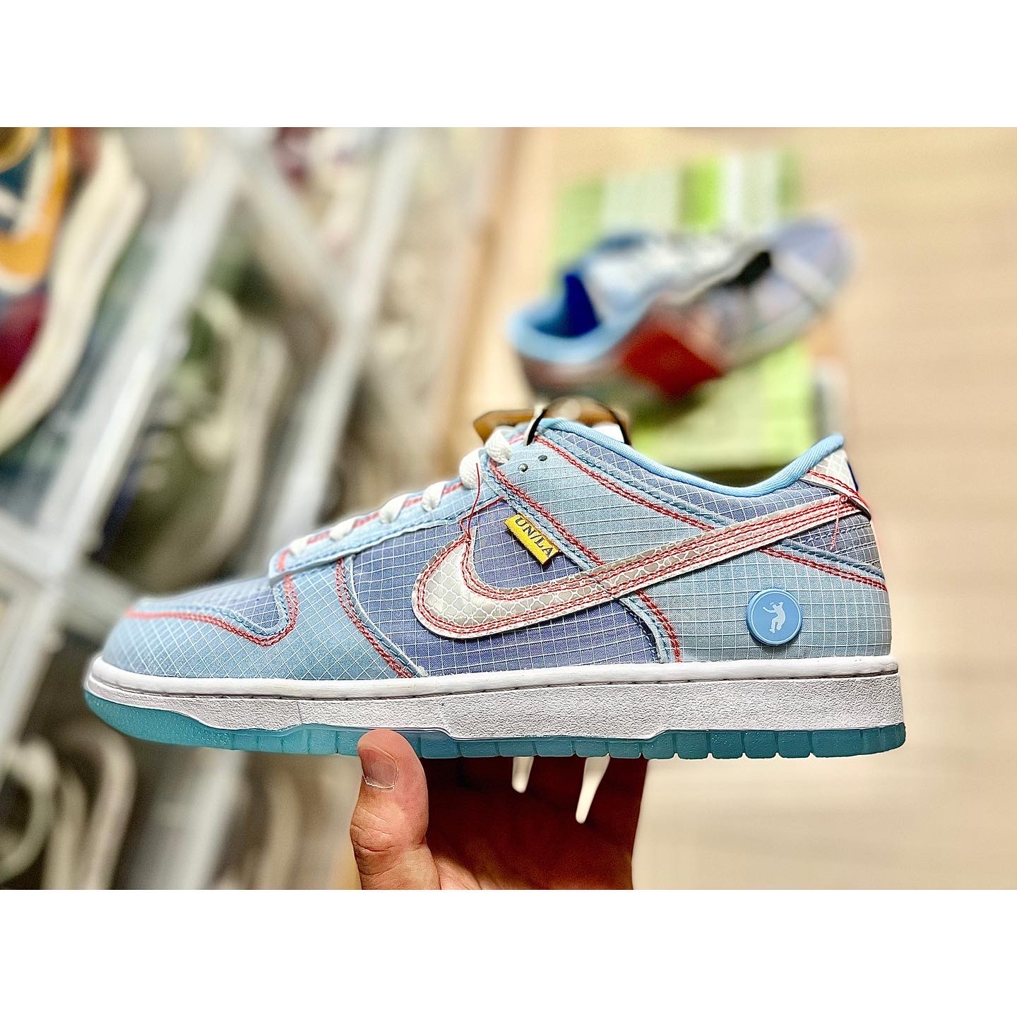 Nike x Union Dunk Low Passport Pack Argon 착용 스타일