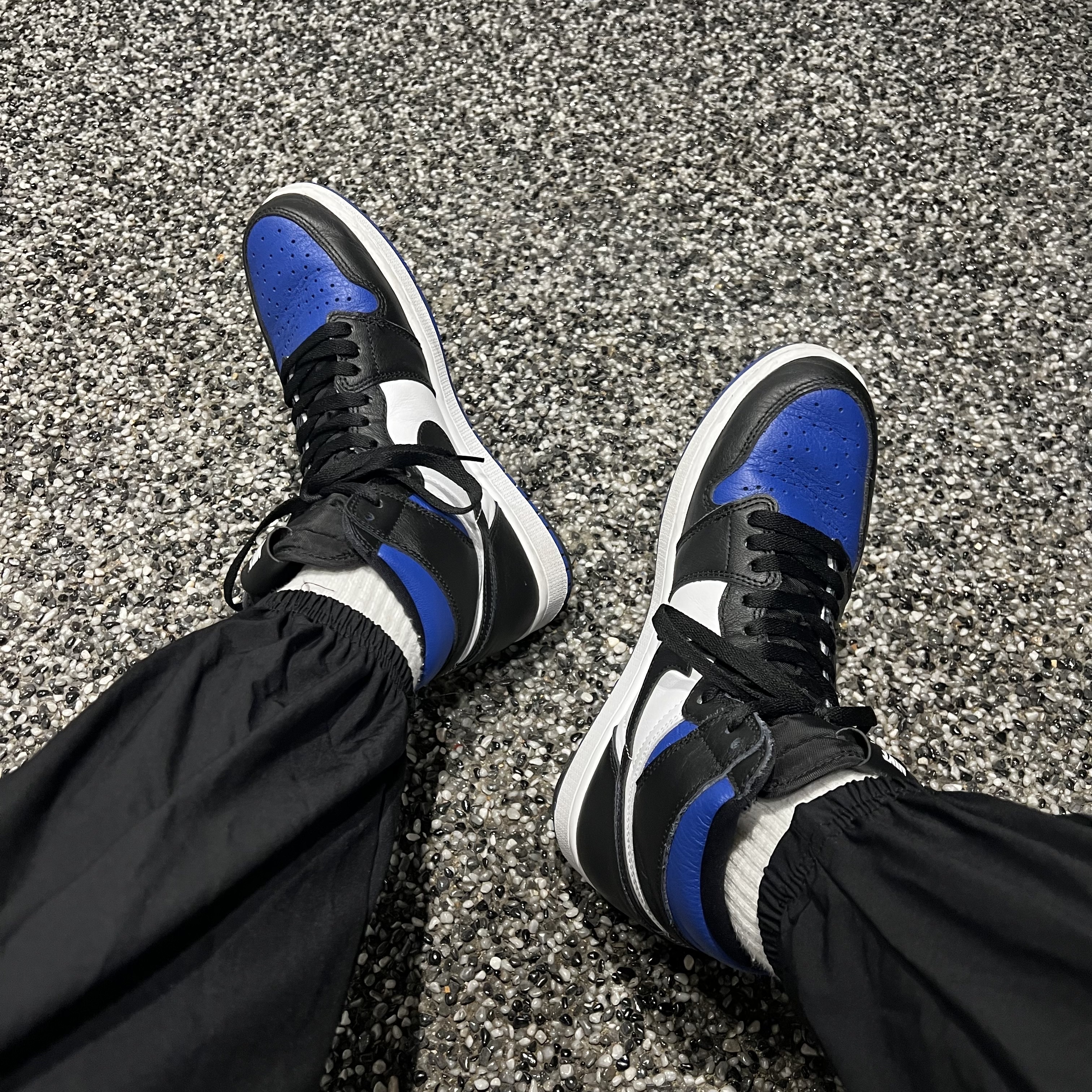 Jordan 1 Retro High OG Royal Toe 착용 스타일