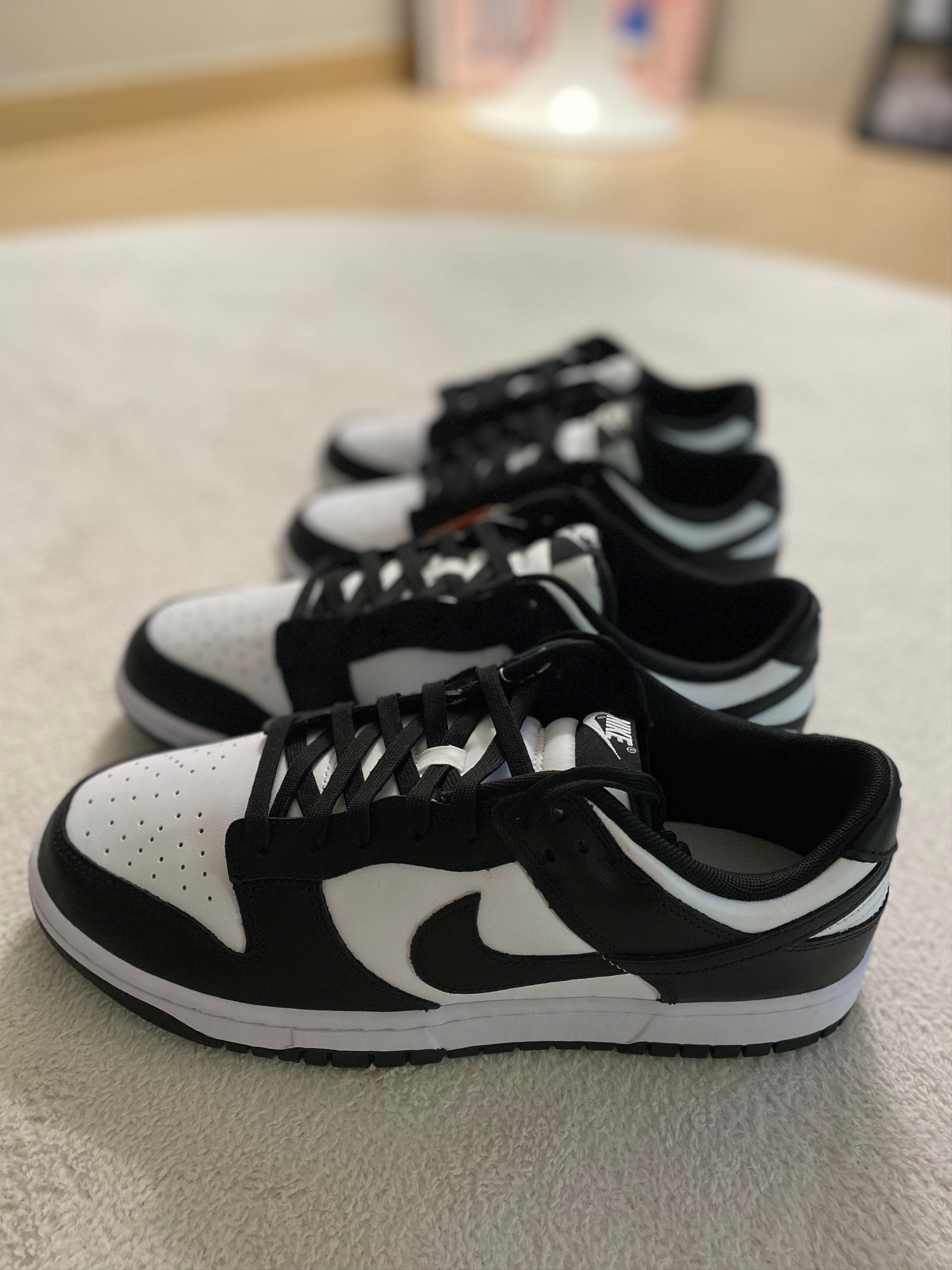 Nike Dunk Low Retro Black, (GS) Nike Dunk Low Black 착용 스타일