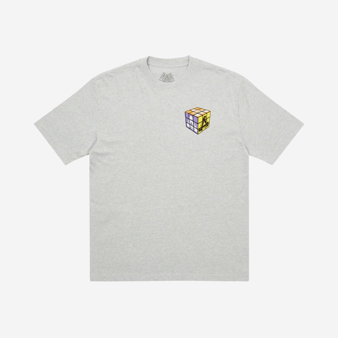 Palace Don't Be Square T-Shirt Grey Marl - 22SS 상세 이미지 2