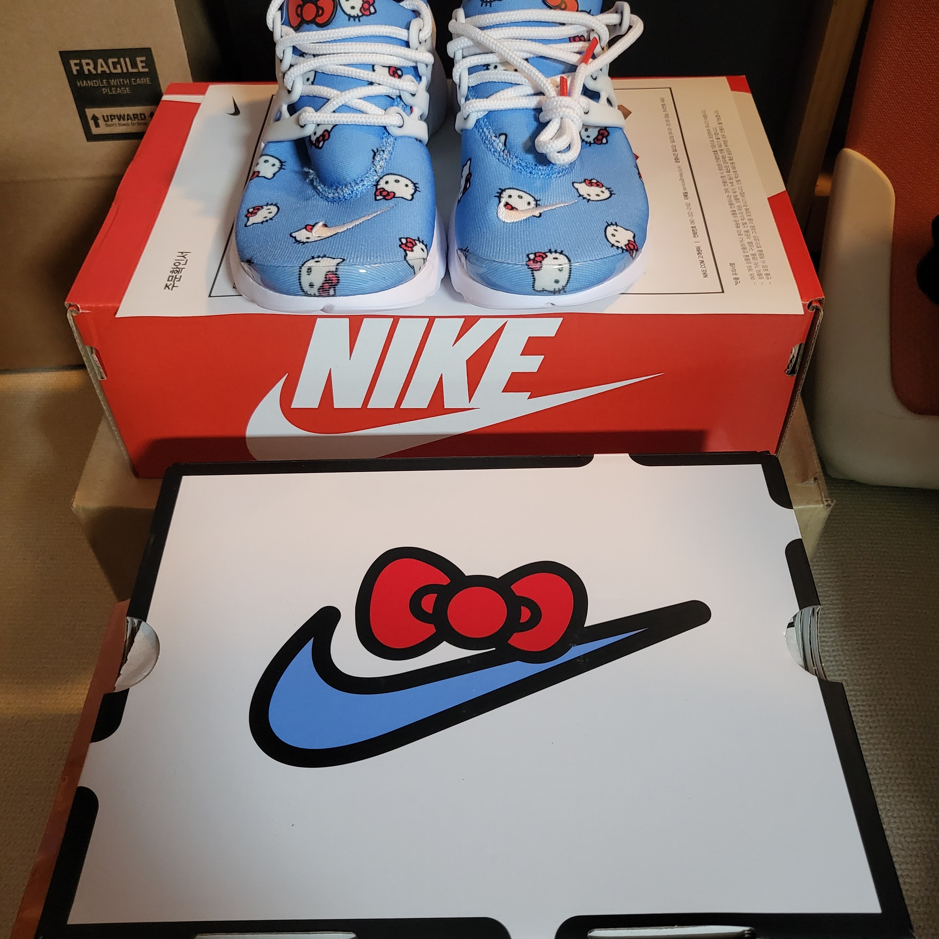 (PS) Nike x Hello Kitty Air Presto University Blue 착용 스타일 - 3