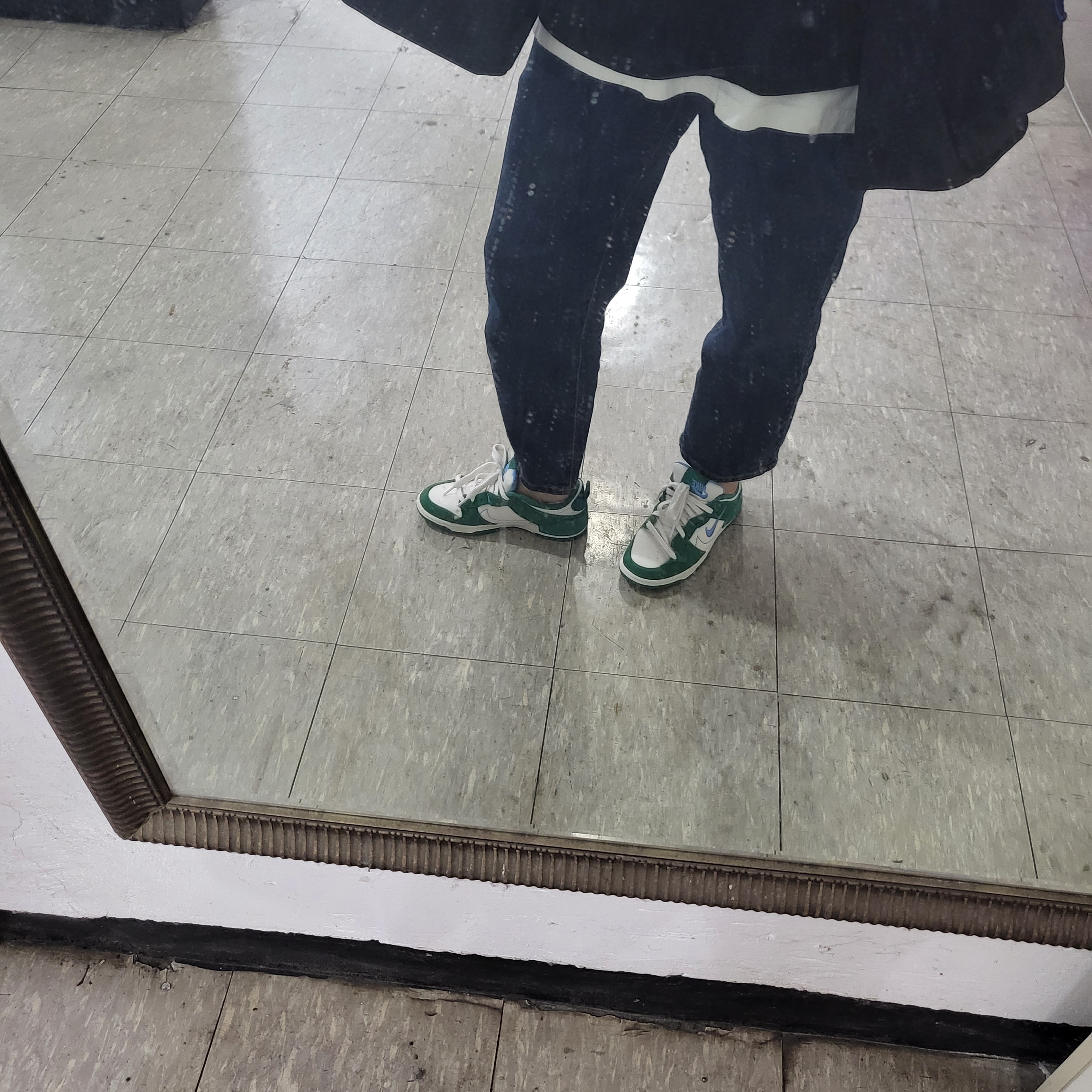 (W) Nike Dunk Low Disrupt 2 Phantom University Blue 착용 스타일