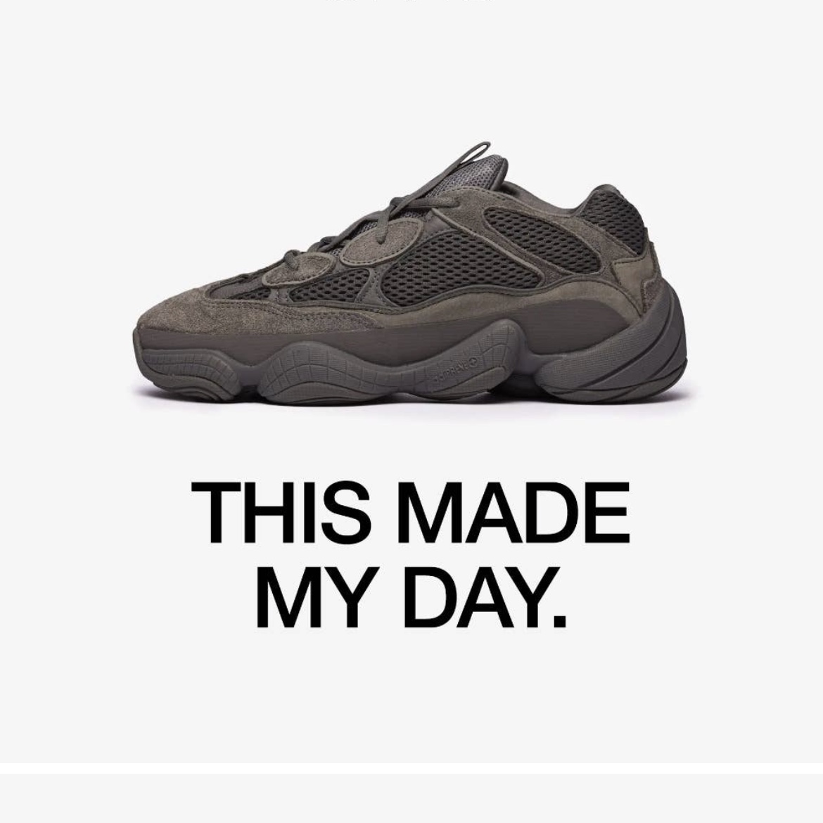 Adidas Yeezy 500 Granite 착용 스타일
