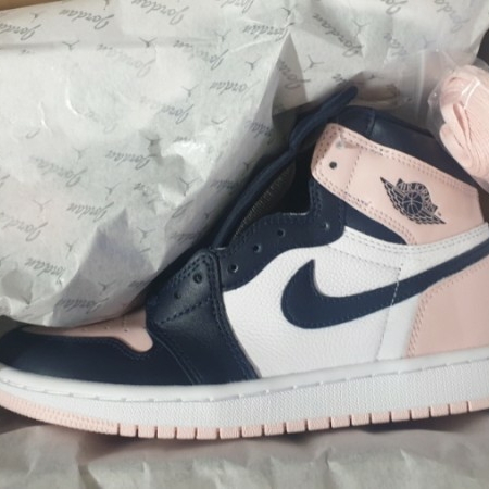 (W) Jordan 1 Retro High OG Atmosphere 착용 스타일 - 2