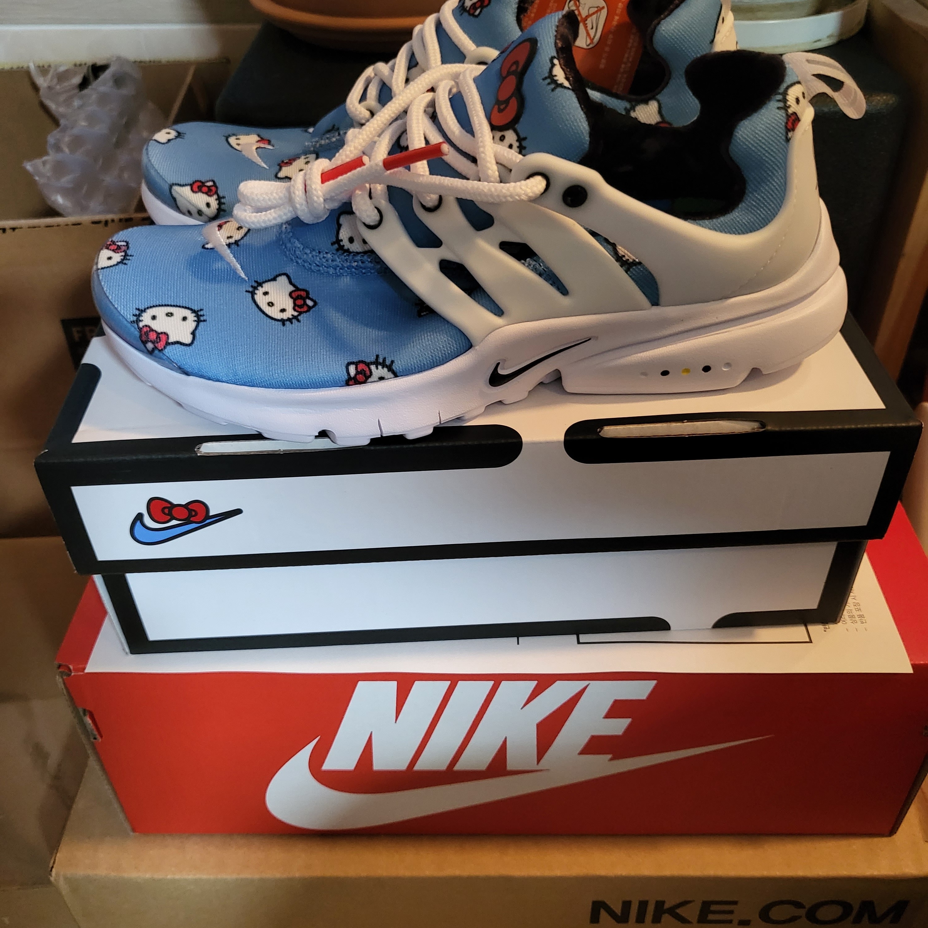 (PS) Nike x Hello Kitty Air Presto University Blue 착용 스타일 - 2