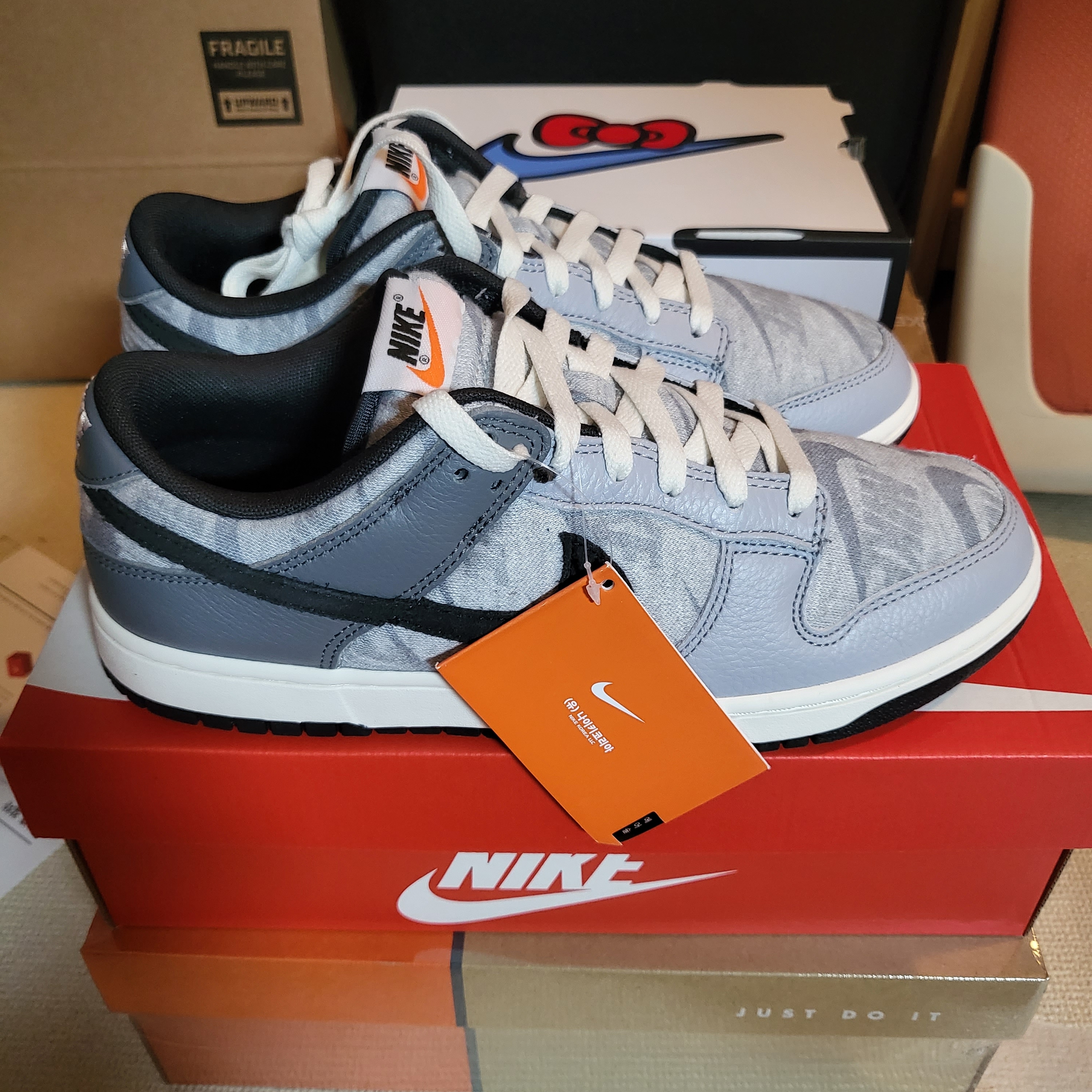 Nike Dunk Low SE Copy and Paste 착용 스타일 - 2
