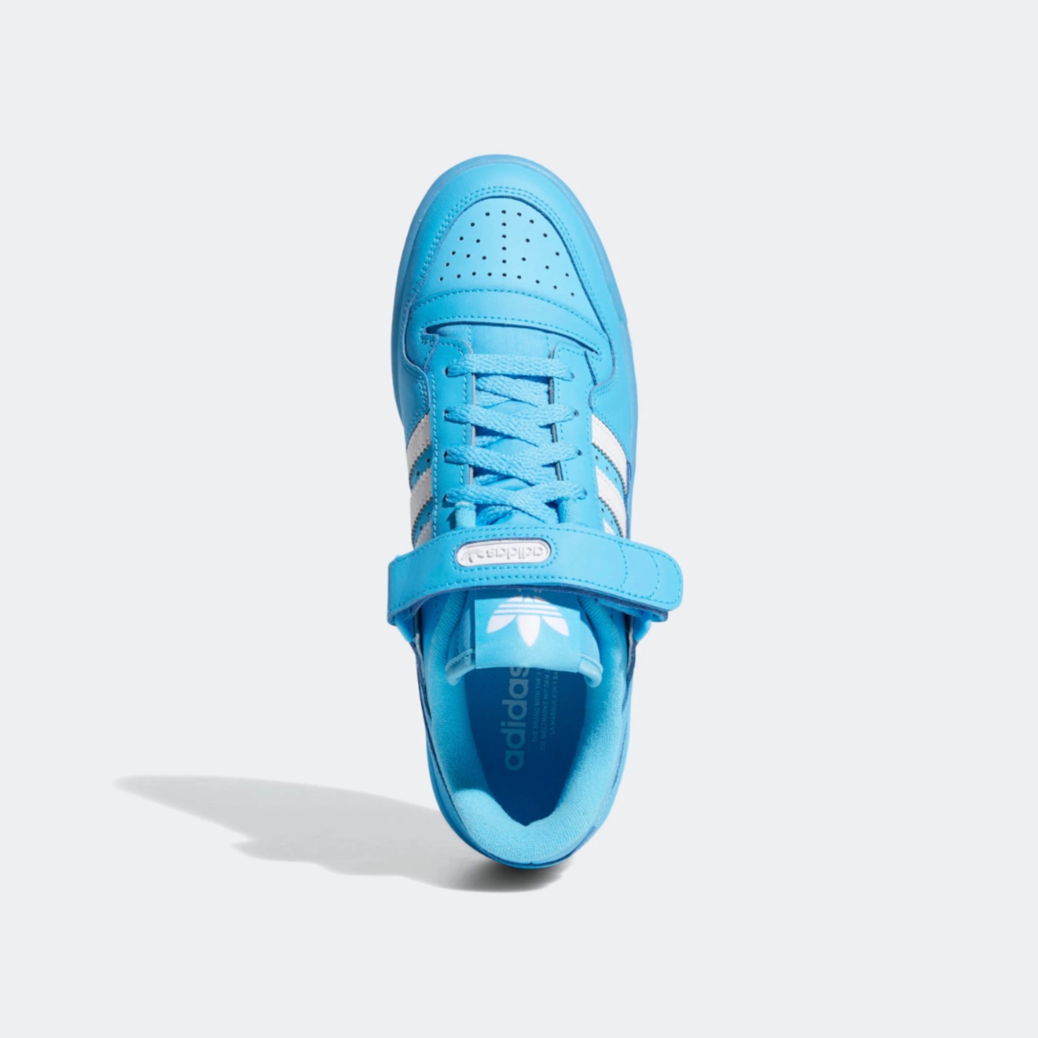 Adidas Forum Low White Royal Blue, Adidas OG Forum 84 Low Blue Thread 착용 스타일 - 4