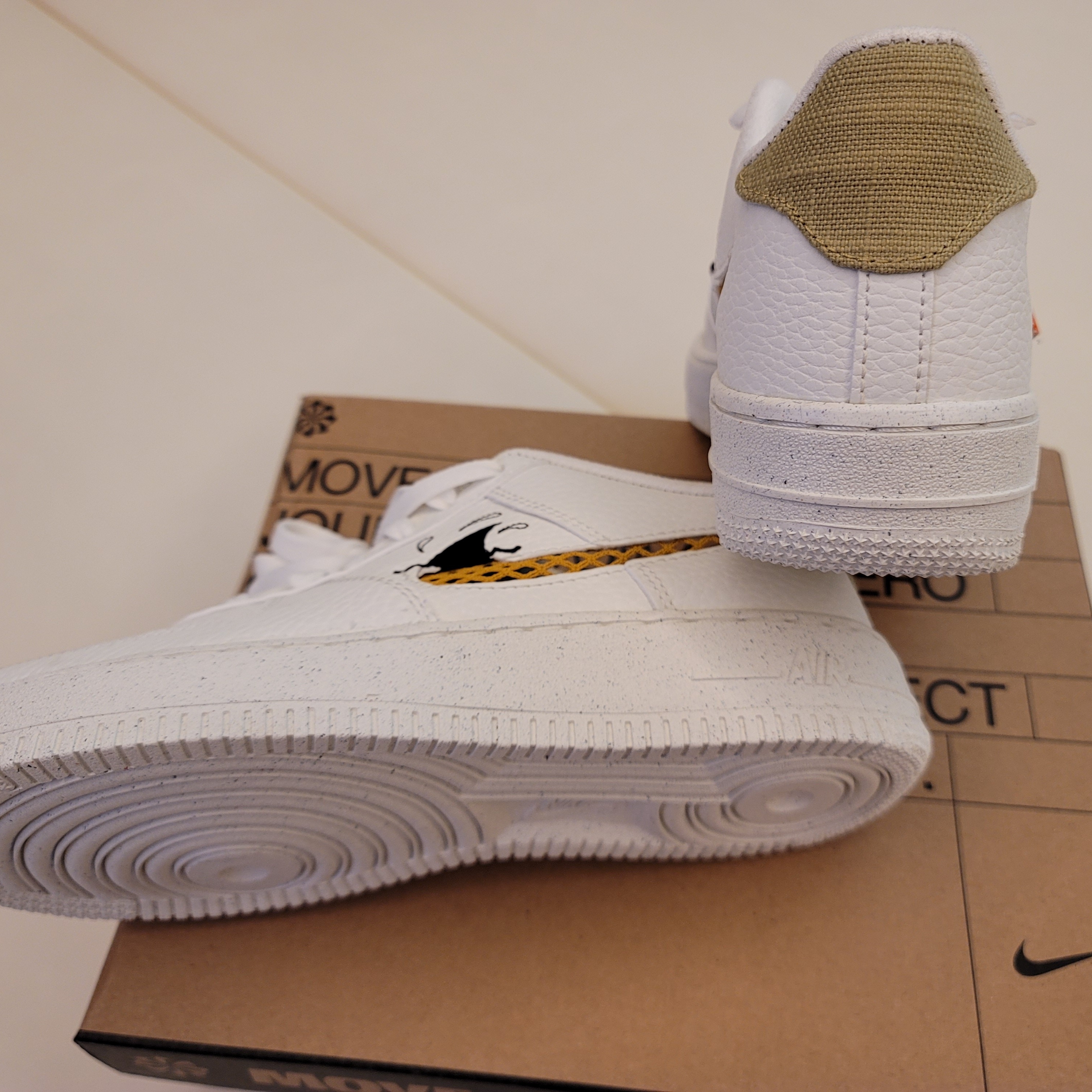 (GS) Nike Air Force 1 LV8 Next Nature Sun Club Sail 착용 스타일 - 5