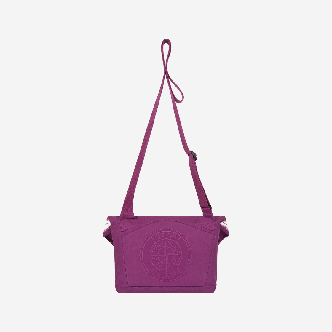 Supreme x Stone Island Stripe Messenger Bag Purple 22SS - | eBay