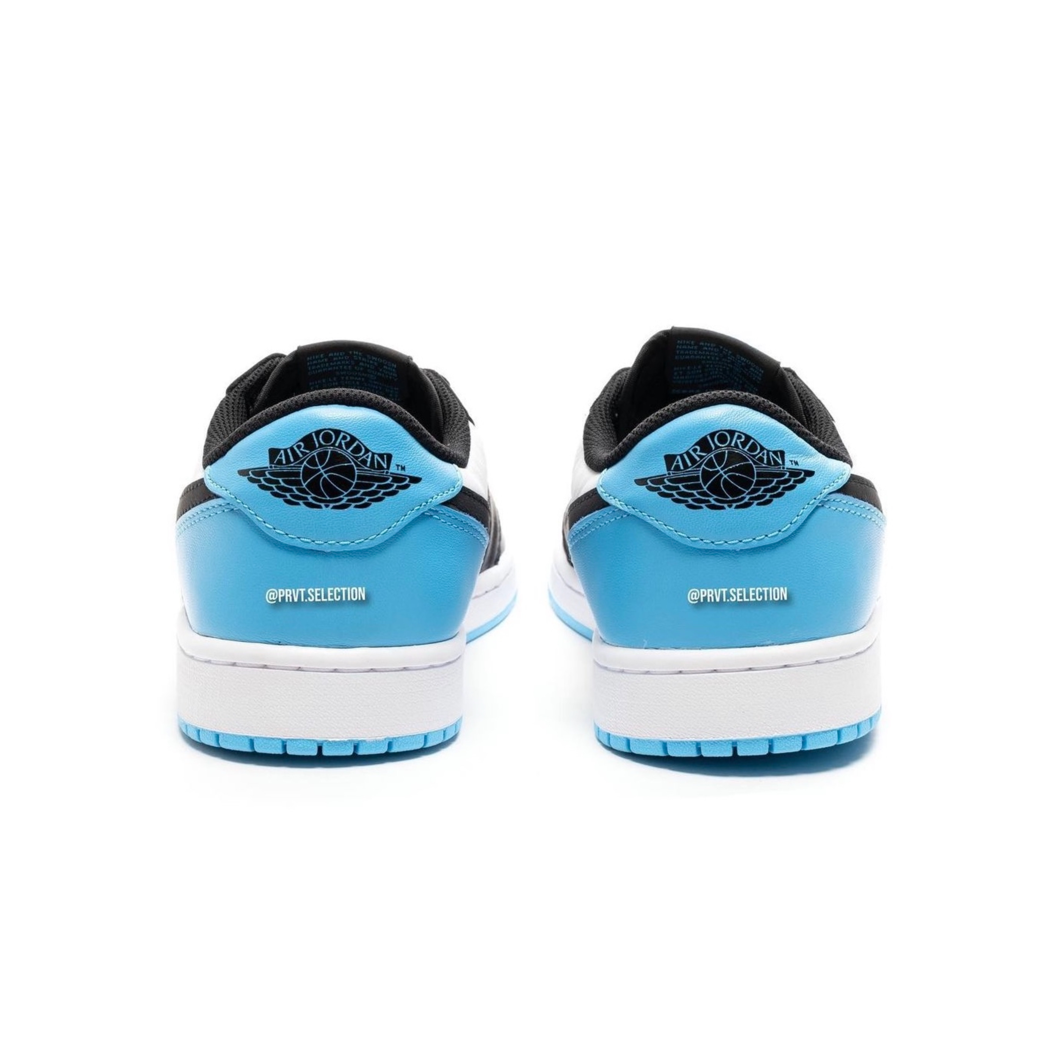 Jordan 1 Retro Low OG Black and Dark Powder Blue, (W) Jordan 1 Retro Low OG Black and Dark Powder Blue 착용 스타일 - 5