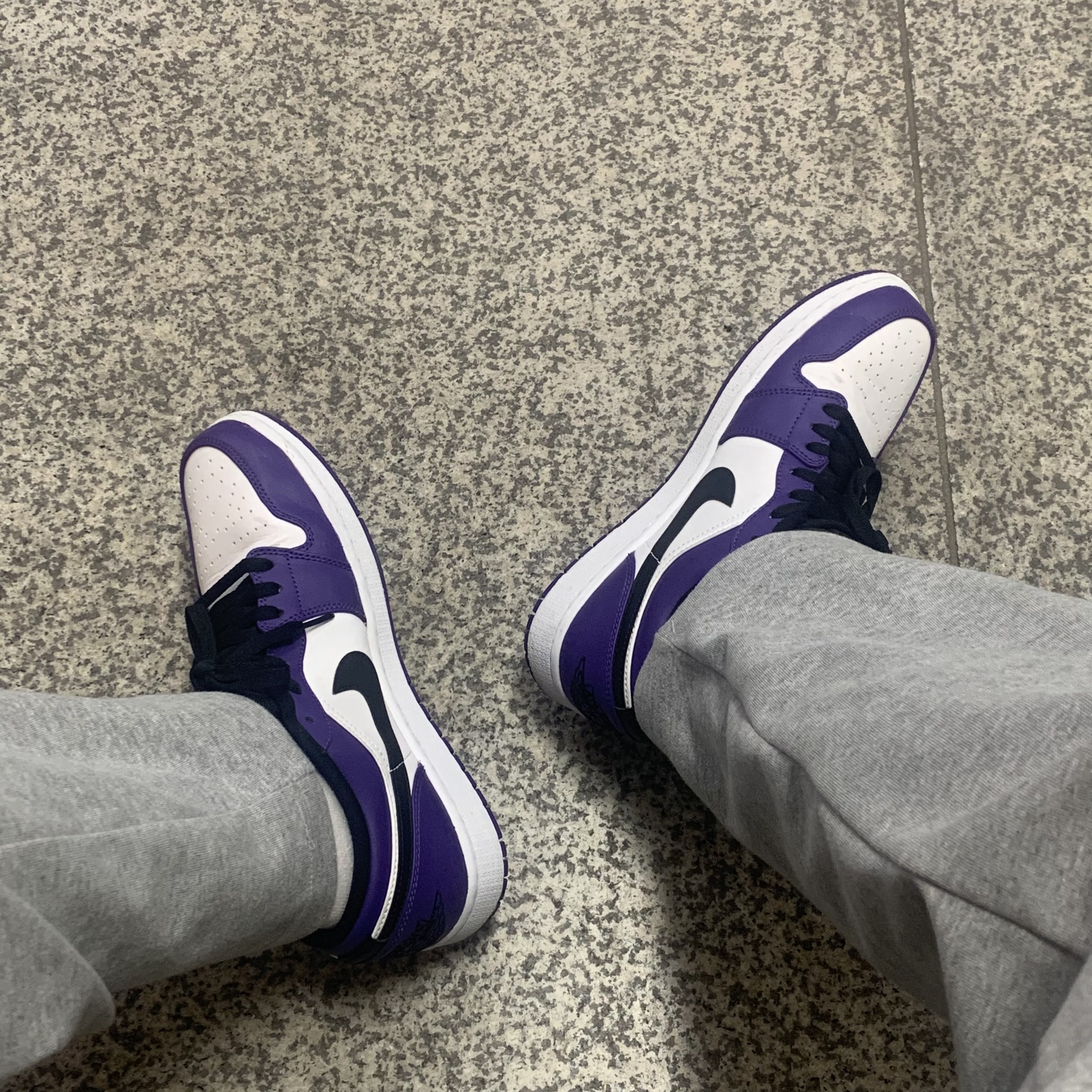 Jordan 1 Low Court Purple 2020 착용 스타일