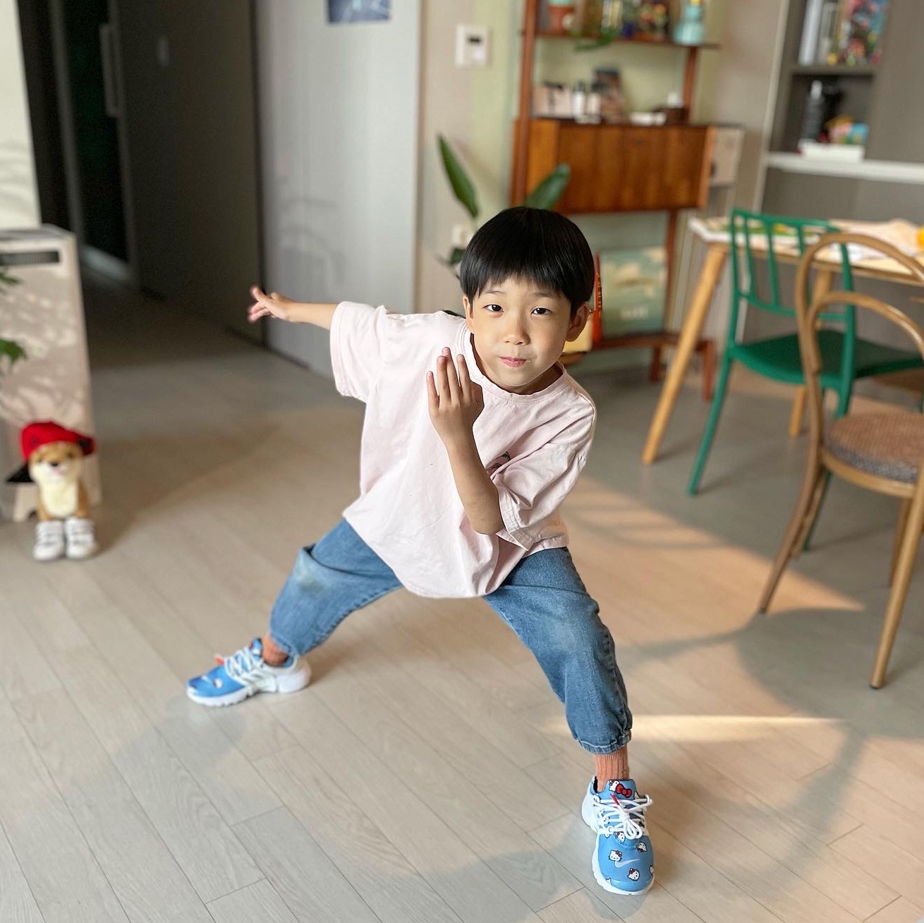 (PS) Nike x Hello Kitty Air Presto University Blue 착용 스타일 - 2